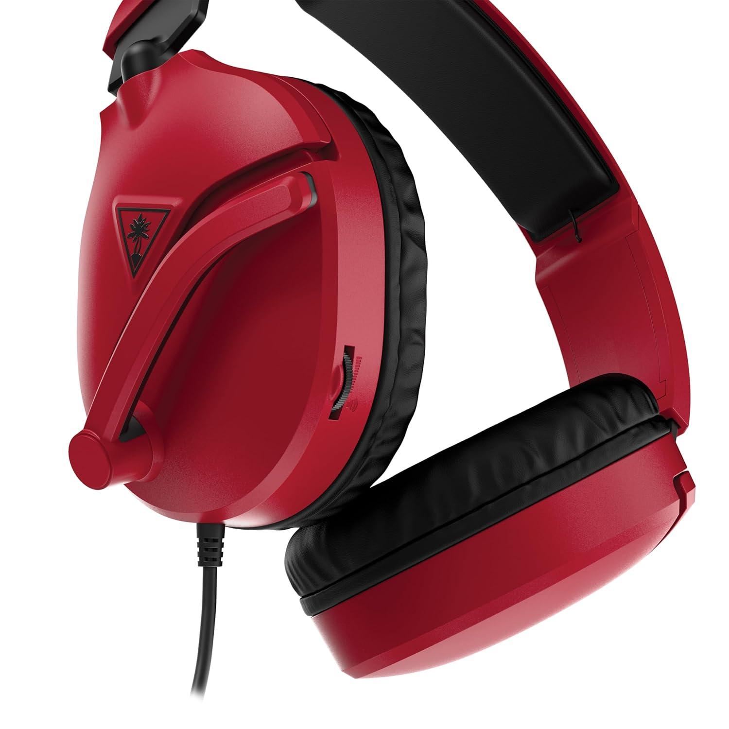 image:imageTurtle Beach Recon 70 Multiplatform Gaming Headset for PS5 PS4 Xbox Series XS Xbox One PC amp Mobile w 35mm Wired Connection FliptoMute Mic 40mm Speakers Lightweight Design WhiteMidnight Red