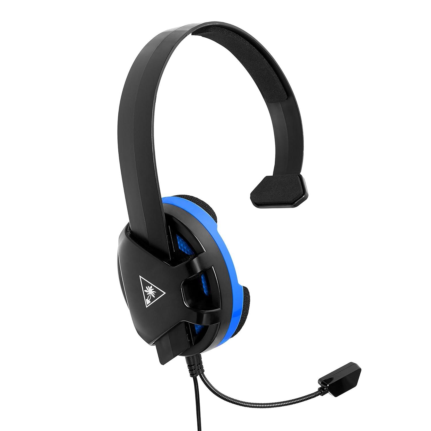 image:imageTurtle Beach Recon Chat PlayStation Headset PS5 PS4 Xbox Series X Xbox Series S Xbox One Mobile amp PC with 35mm Glasses Friendly HighSensitivity Mic BlackBlueBlack