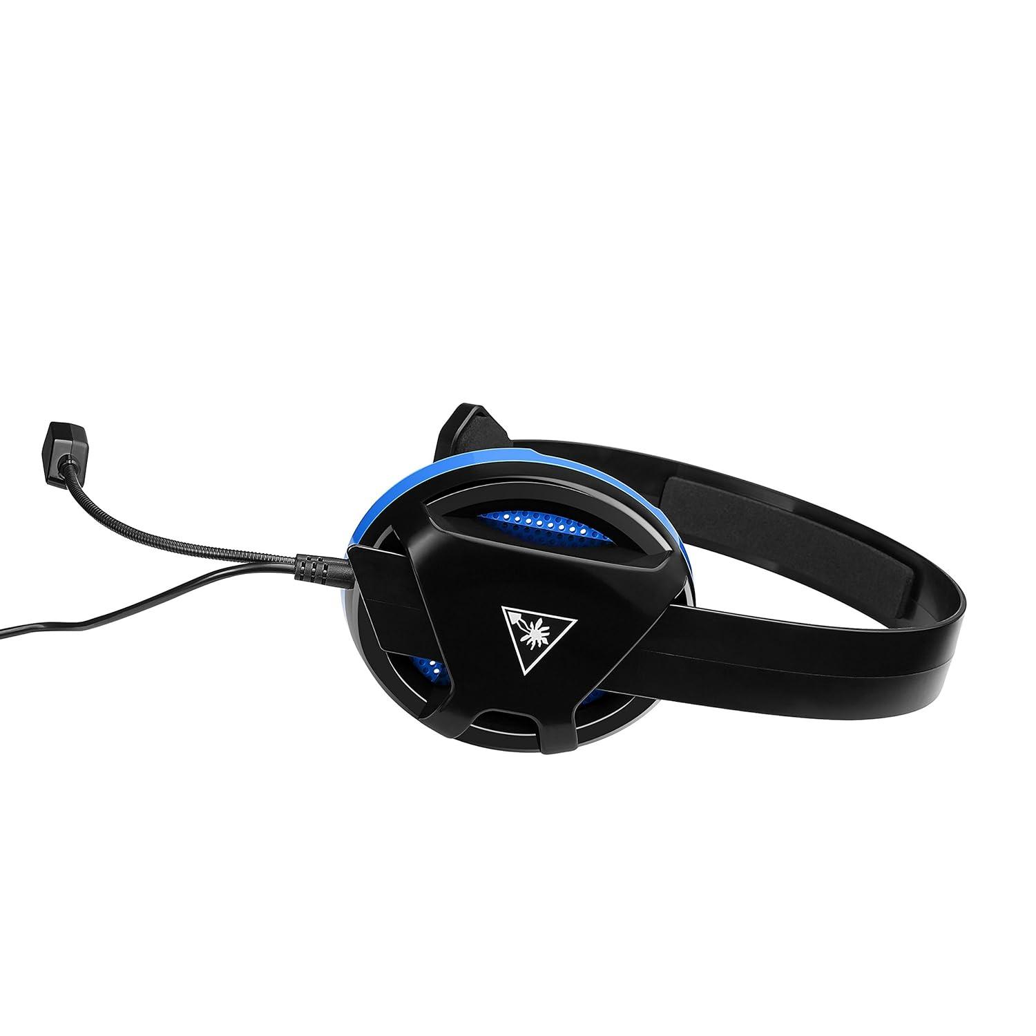 image:imageTurtle Beach Recon Chat PlayStation Headset PS5 PS4 Xbox Series X Xbox Series S Xbox One Mobile amp PC with 35mm Glasses Friendly HighSensitivity Mic BlackBlueBlack