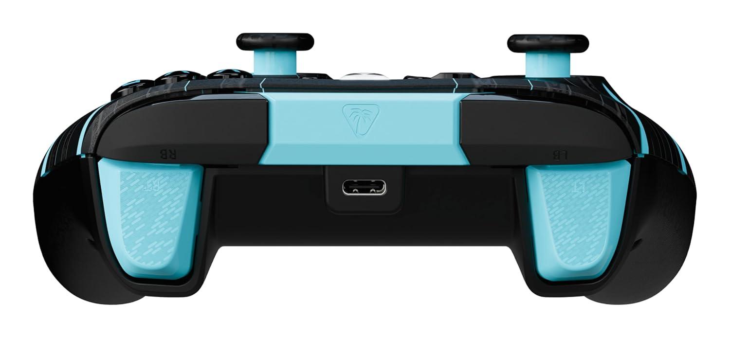 image:imageTurtle Beach Rematch Advanced Wired Gaming Controller Licensed for Xbox Series XS Xbox One Windows PC Glow Remappable Buttons Hair Triggers Audio Controls Impulse Triggers Titan SteelTitan Steel