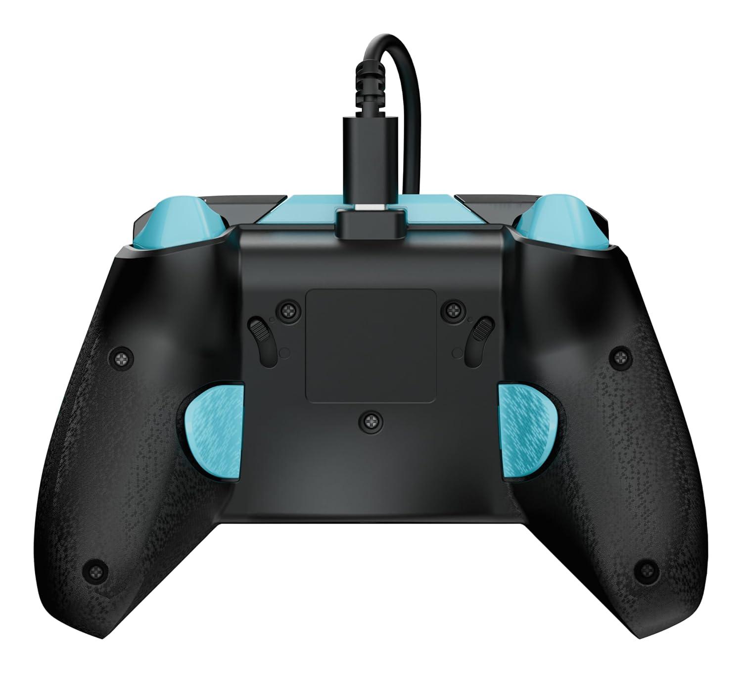 image:imageTurtle Beach Rematch Advanced Wired Gaming Controller Licensed for Xbox Series XS Xbox One Windows PC Glow Remappable Buttons Hair Triggers Audio Controls Impulse Triggers Titan SteelTitan Steel