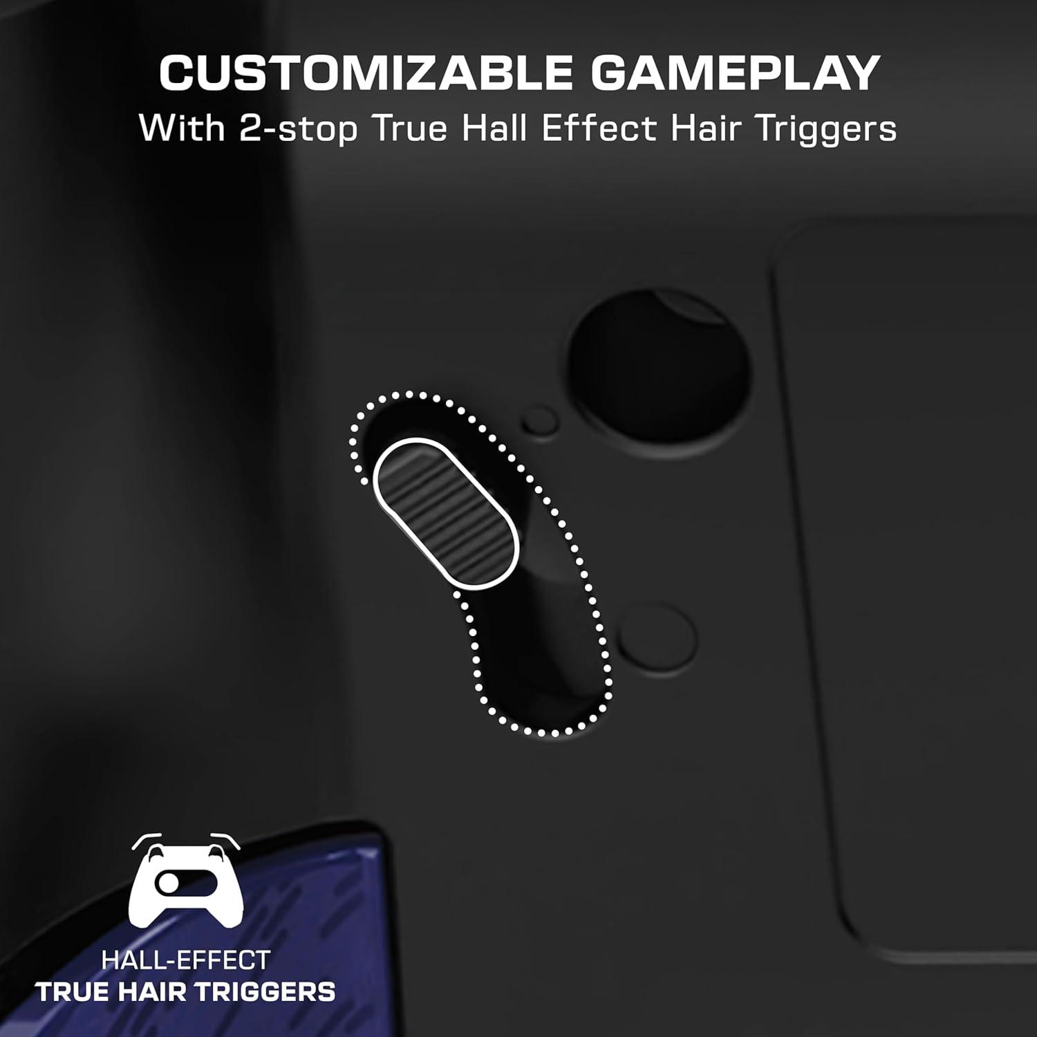 image:imageTurtle Beach Rematch Advanced Wired Gaming Controller Licensed for Xbox Series XS Xbox One Windows PC Glow Remappable Buttons Hair Triggers Audio Controls Impulse Triggers Titan SteelDark Cosmos Reveal