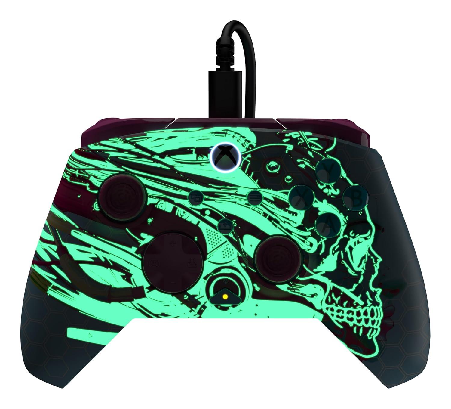 image:imageTurtle Beach Rematch Advanced Wired Gaming Controller Licensed for Xbox Series XS Xbox One Windows PC Glow Remappable Buttons Hair Triggers Audio Controls Impulse Triggers Titan SteelAndroid Dreams