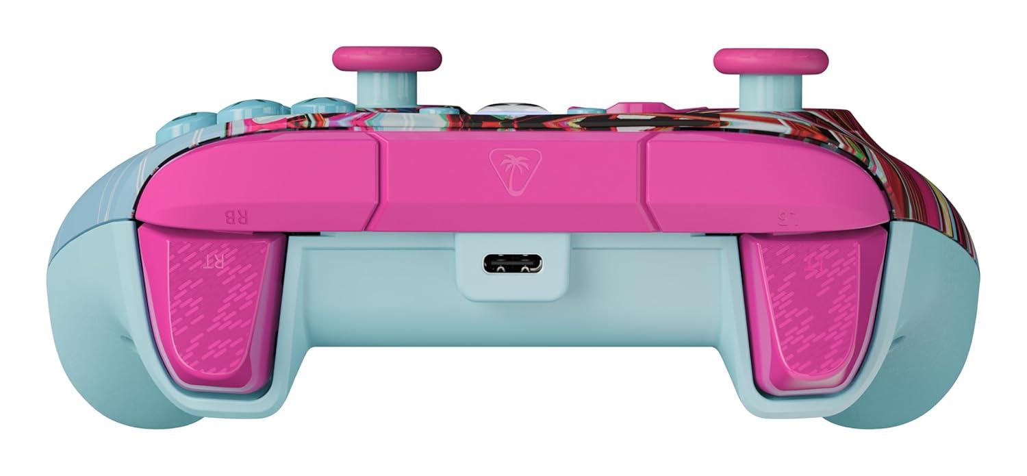 image:imageTurtle Beach Rematch Advanced Wired Gaming Controller Licensed for Xbox Series XS Xbox One Windows PC Glow Remappable Buttons Hair Triggers Audio Controls Impulse Triggers Titan SteelAndroid Dreams