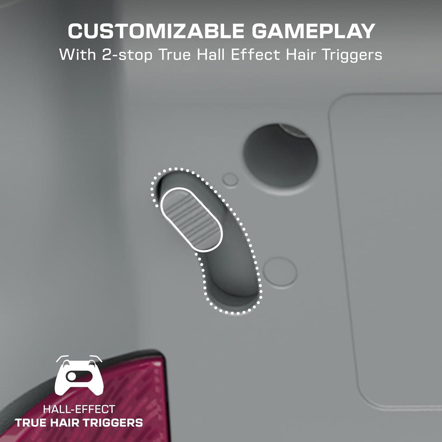 image:imageTurtle Beach Rematch Advanced Wired Gaming Controller Licensed for Xbox Series XS Xbox One Windows PC Glow Remappable Buttons Hair Triggers Audio Controls Impulse Triggers Titan SteelKyoto Bloom Reveal