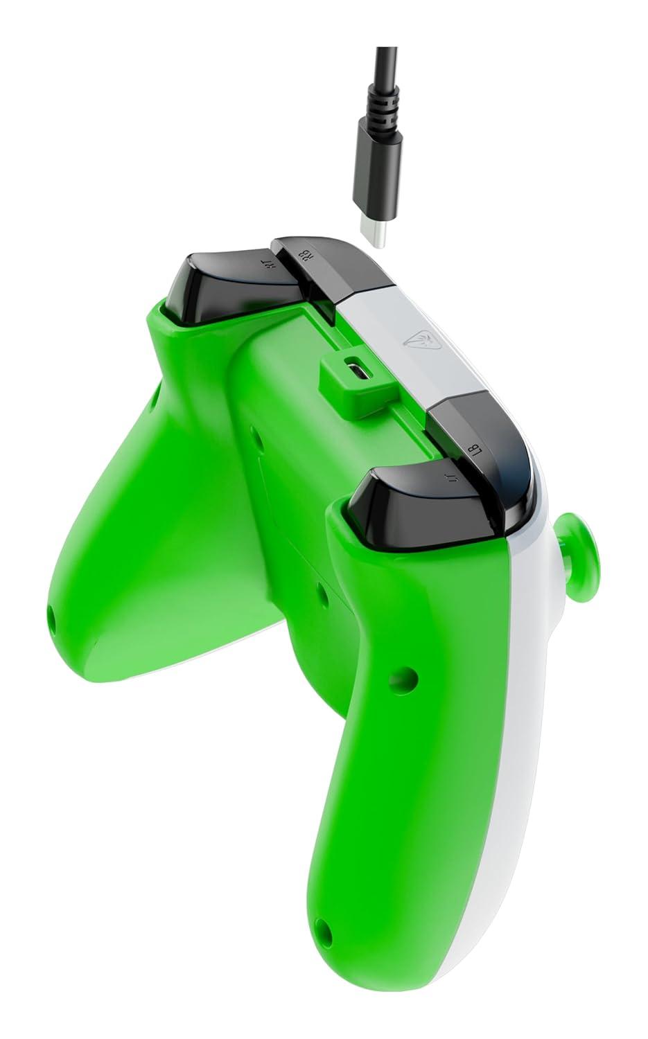 image:imageTurtle Beach Rematch Core Wired Gaming Controller Licensed for Xbox Series XS Xbox One amp Windows PCs Audio Controls Rumble Motors amp Impulse Triggers Companion App WhiteGreenWhiteGreen