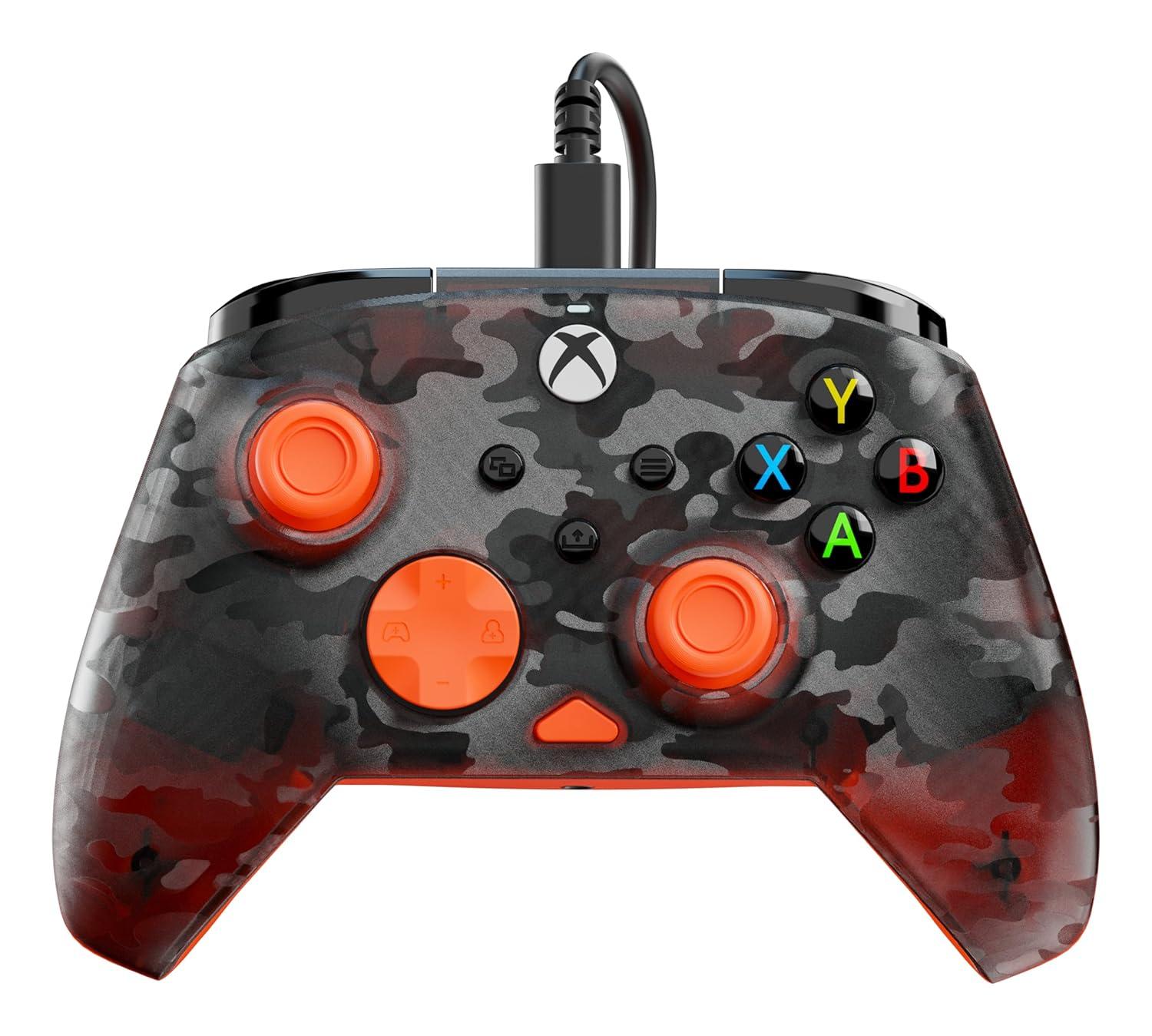 image:imageTurtle Beach Rematch Core Wired Gaming Controller Licensed for Xbox Series XS Xbox One amp Windows PCs Audio Controls Rumble Motors amp Impulse Triggers Companion App WhiteGreenGhost Black CamoOrange