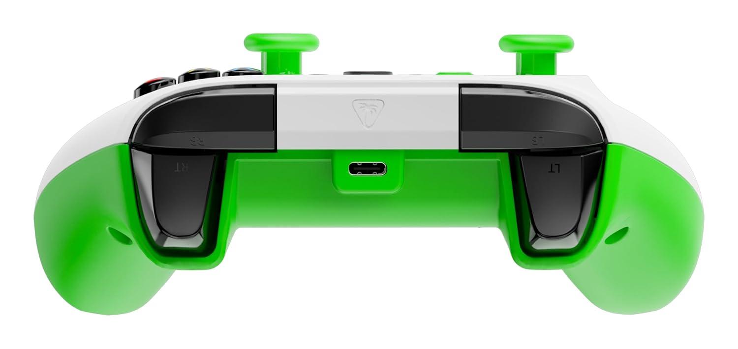 image:imageTurtle Beach Rematch Core Wired Gaming Controller Licensed for Xbox Series XS Xbox One amp Windows PCs Audio Controls Rumble Motors amp Impulse Triggers Companion App WhiteGreenWhiteGreen
