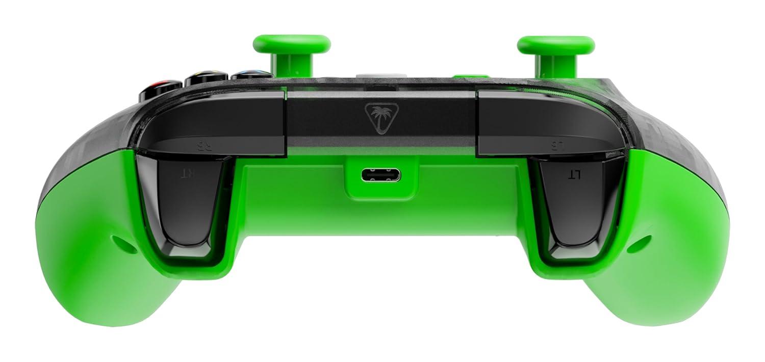image:imageTurtle Beach Rematch Core Wired Gaming Controller Licensed for Xbox Series XS Xbox One amp Windows PCs Audio Controls Rumble Motors amp Impulse Triggers Companion App WhiteGreenGhost Black CamoGreen