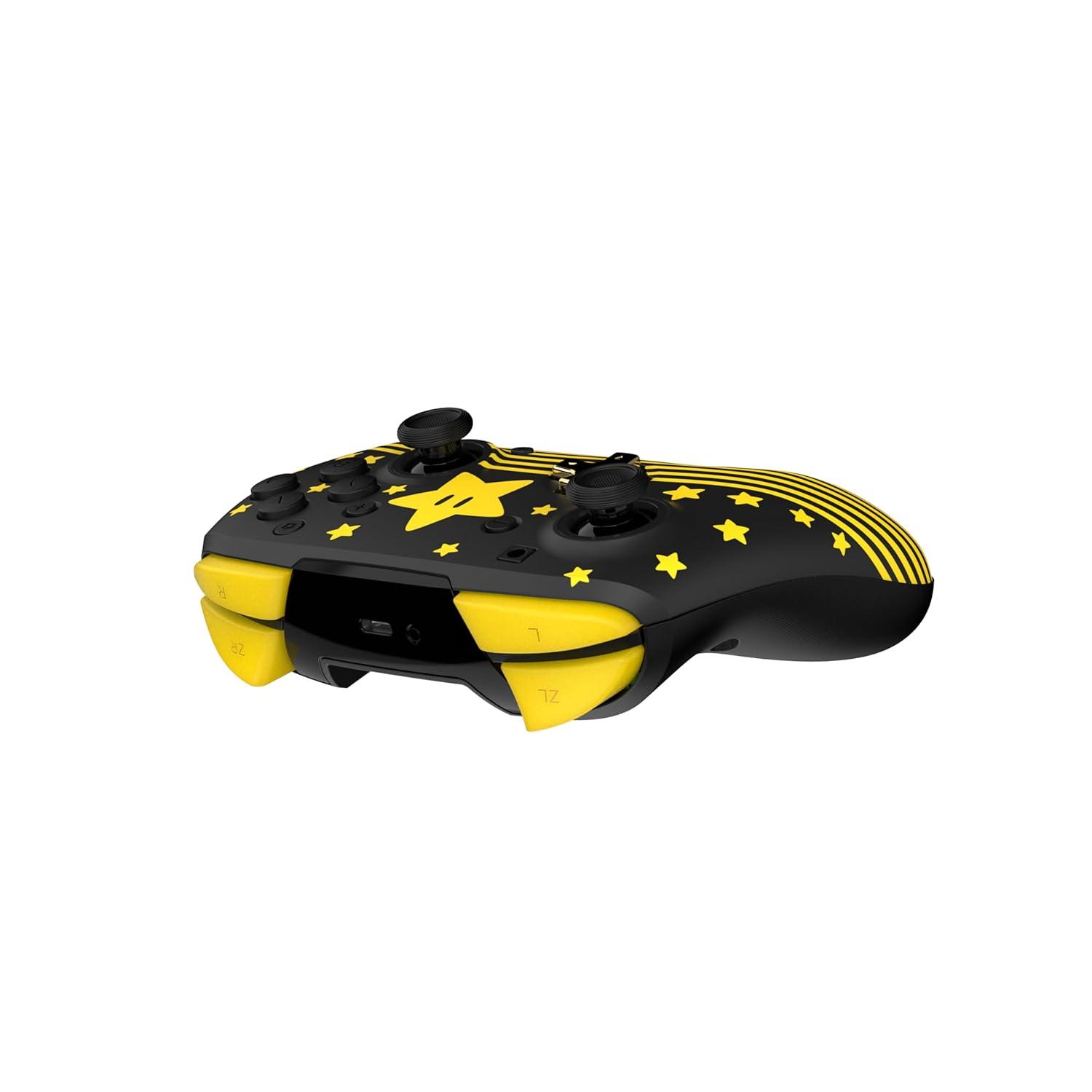 image:imageTurtle Beach Rematch Wireless Controller Officially Licensed for Nintendo Switch Switch LiteOLED Works wNintendo Switch 2 Lenticular Shift Design Rechargeable Battery Mario Bricks RedBlueSuper Mario Star