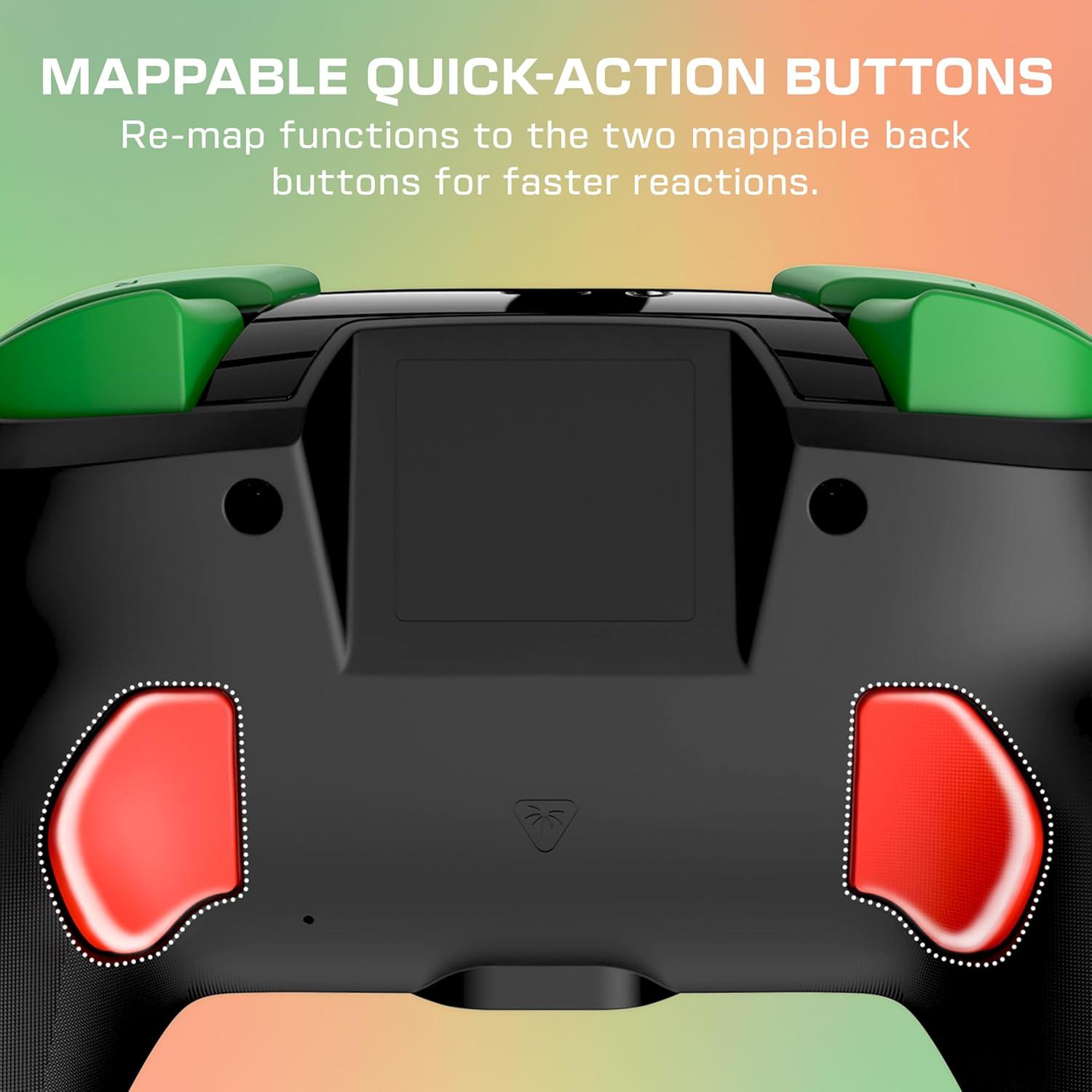 image:imageTurtle Beach Rematch Wireless Controller Officially Licensed for Nintendo Switch Switch LiteOLED Works wNintendo Switch 2 Lenticular Shift Design Rechargeable Battery Mario Bricks RedBlueDonkey Kong Reveal