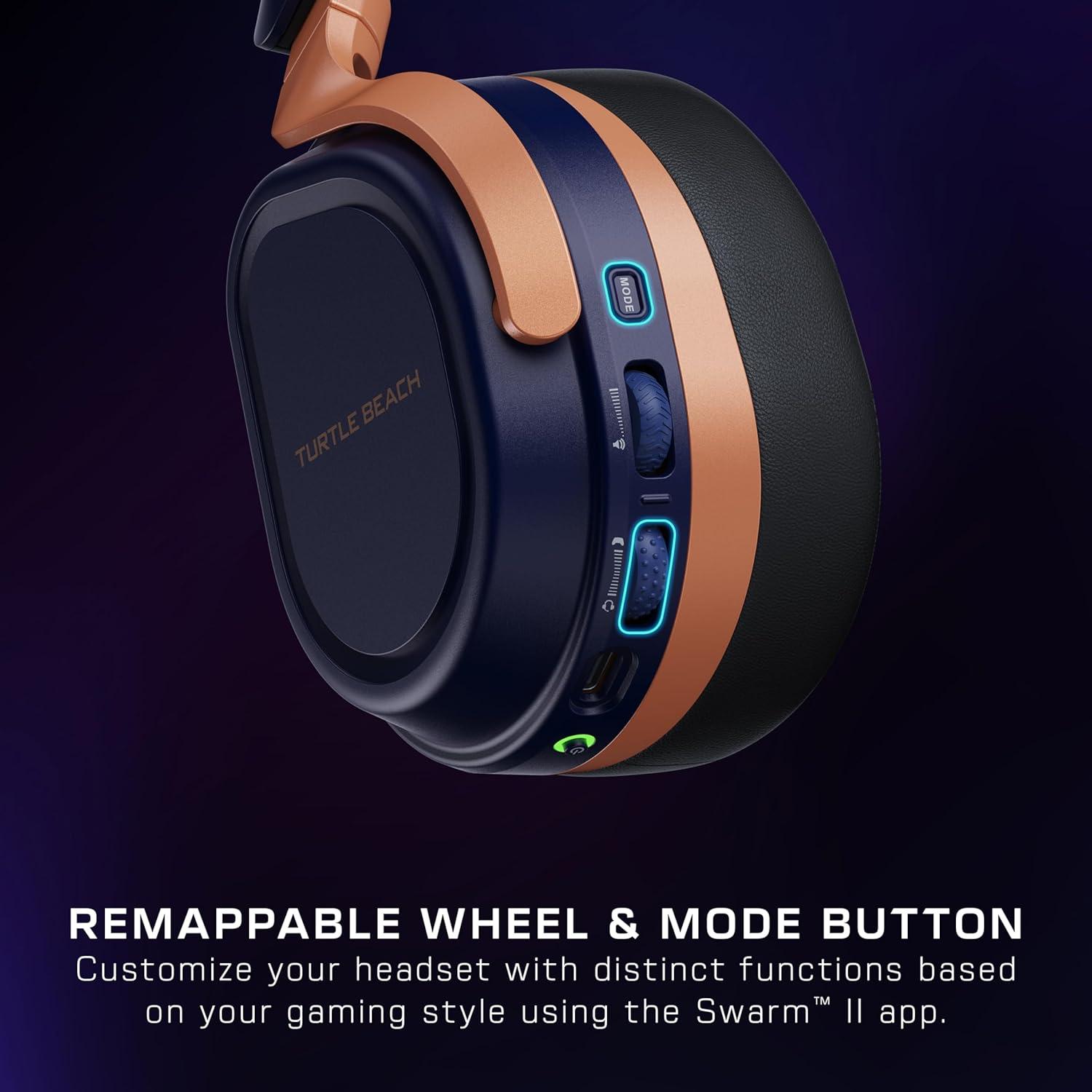 image:imageTurtle Beach Stealth 500 Wireless Gaming Headset Licensed for Xbox Series XS Compatible with Xbox One Bluetooth PC Mobile 40 Hr Battery Memory Foam Cushions FliptoMute Mic BlackCobalt
