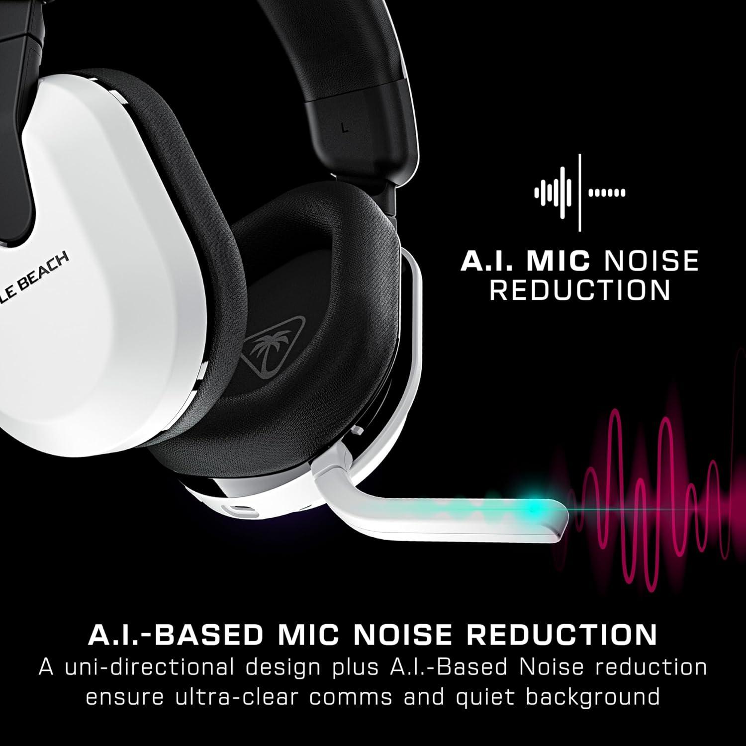 image:imageTurtle Beach Stealth 500 Wireless Gaming Headset Licensed for Xbox Series XS Compatible with Xbox One Bluetooth PC Mobile 40 Hr Battery Memory Foam Cushions FliptoMute Mic BlackWhite