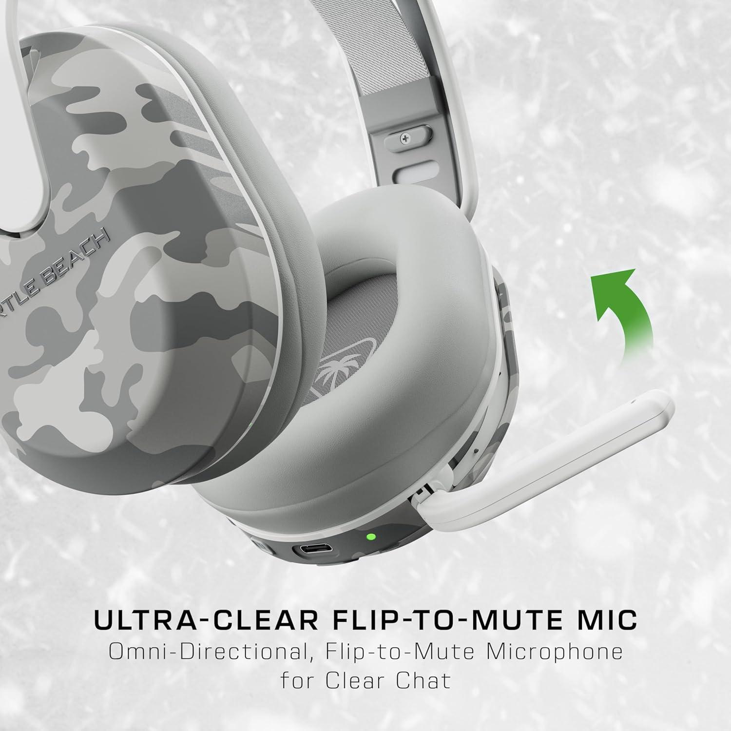 image:imageTurtle Beach Stealth 500 Wireless Gaming Headset Licensed for Xbox Series XS Compatible with Xbox One Bluetooth PC Mobile 40 Hr Battery Memory Foam Cushions FliptoMute Mic BlackBlackArctic Camo