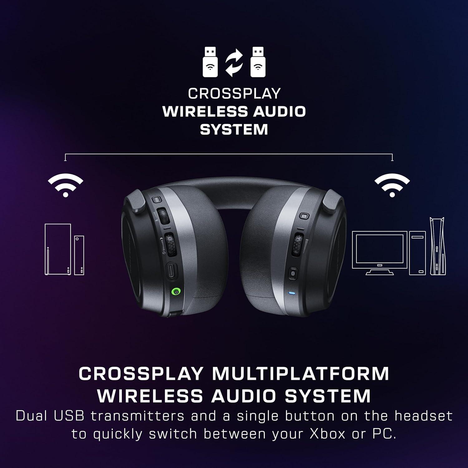 image:imageTurtle Beach Stealth 500 Wireless Gaming Headset Licensed for Xbox Series XS Compatible with Xbox One Bluetooth PC Mobile 40 Hr Battery Memory Foam Cushions FliptoMute Mic BlackBlack