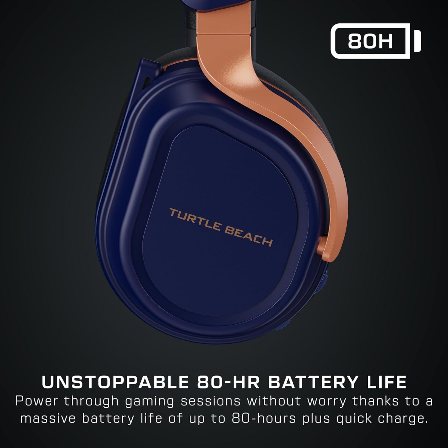 image:imageTurtle Beach Stealth 500 Wireless Gaming Headset Licensed for Xbox Series XS Compatible with Xbox One Bluetooth PC Mobile 40 Hr Battery Memory Foam Cushions FliptoMute Mic BlackCobalt