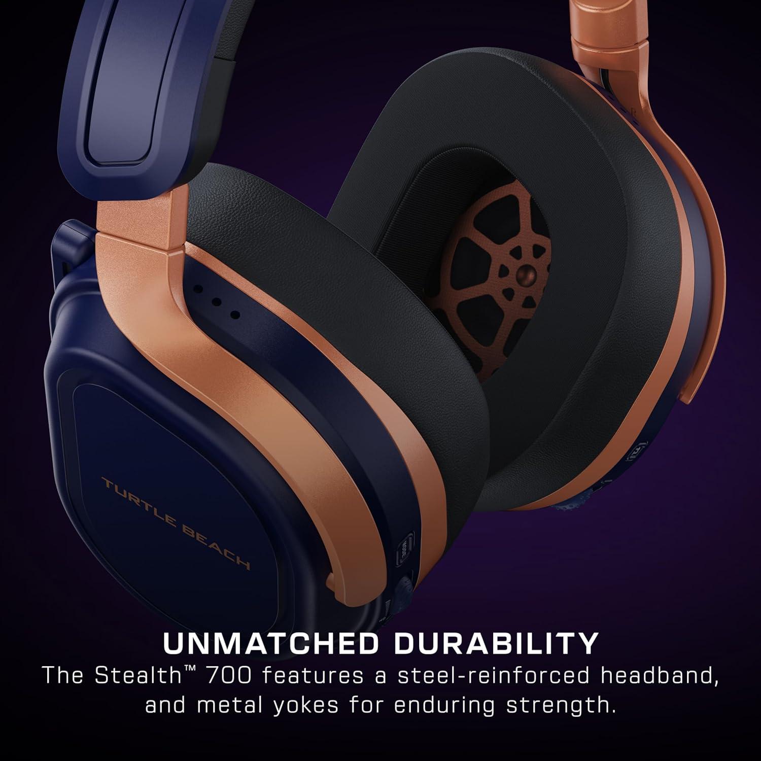image:imageTurtle Beach Stealth 500 Wireless Gaming Headset Licensed for Xbox Series XS Compatible with Xbox One Bluetooth PC Mobile 40 Hr Battery Memory Foam Cushions FliptoMute Mic BlackCobalt