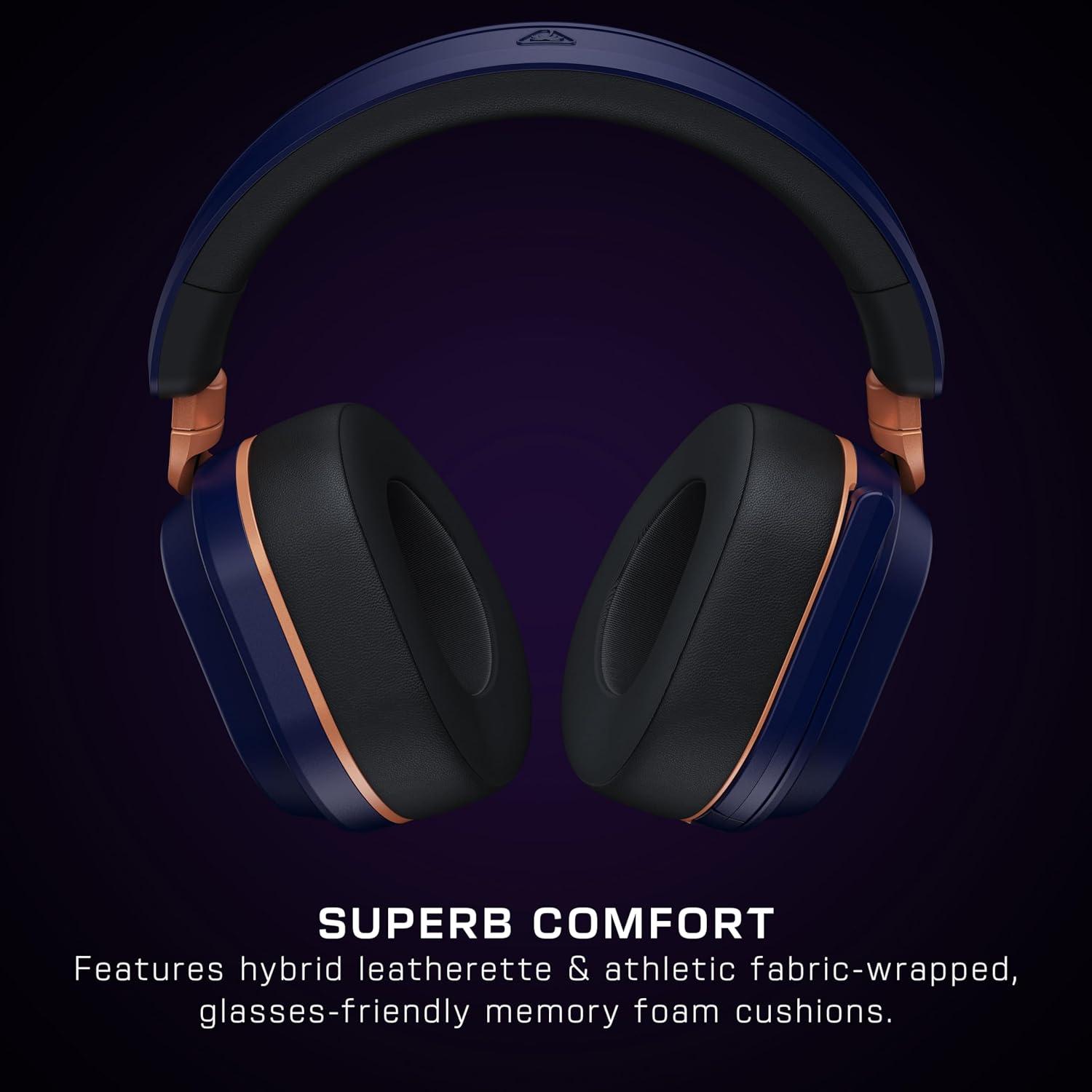 image:imageTurtle Beach Stealth 500 Wireless Gaming Headset Licensed for Xbox Series XS Compatible with Xbox One Bluetooth PC Mobile 40 Hr Battery Memory Foam Cushions FliptoMute Mic BlackCobalt
