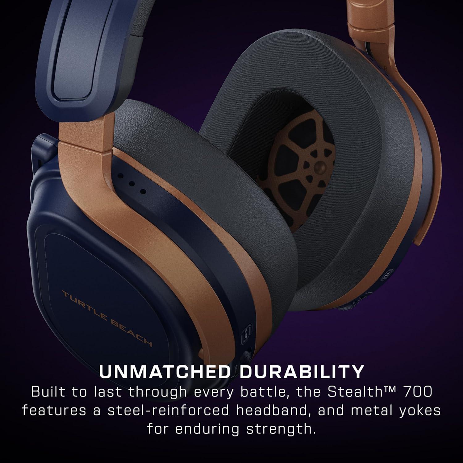 image:imageTurtle Beach Stealth 500 Wireless Gaming Headset Licensed for Xbox Series XS Compatible with Xbox One Bluetooth PC Mobile 40 Hr Battery Memory Foam Cushions FliptoMute Mic BlackCobalt