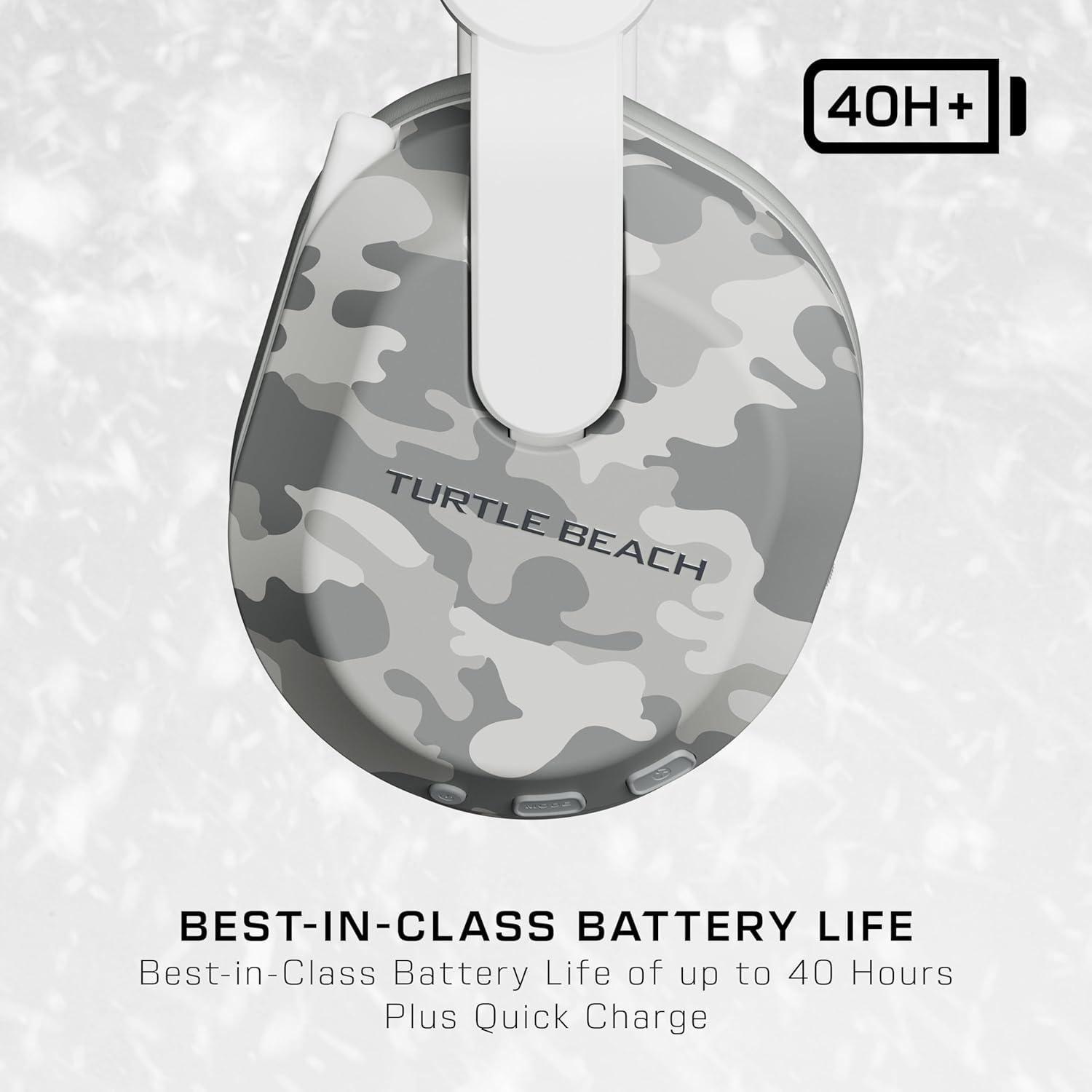 image:imageTurtle Beach Stealth 500 Wireless Gaming Headset Licensed for Xbox Series XS Compatible with Xbox One Bluetooth PC Mobile 40 Hr Battery Memory Foam Cushions FliptoMute Mic BlackBlackArctic Camo