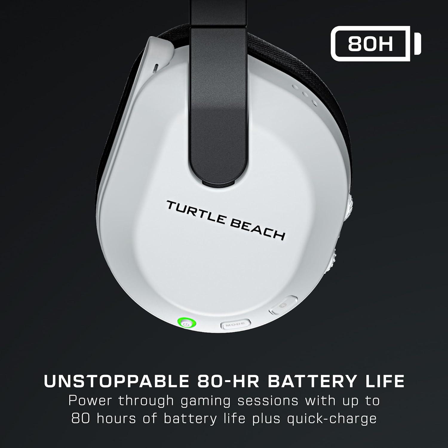 image:imageTurtle Beach Stealth 500 Wireless Gaming Headset Licensed for Xbox Series XS Compatible with Xbox One Bluetooth PC Mobile 40 Hr Battery Memory Foam Cushions FliptoMute Mic BlackWhite