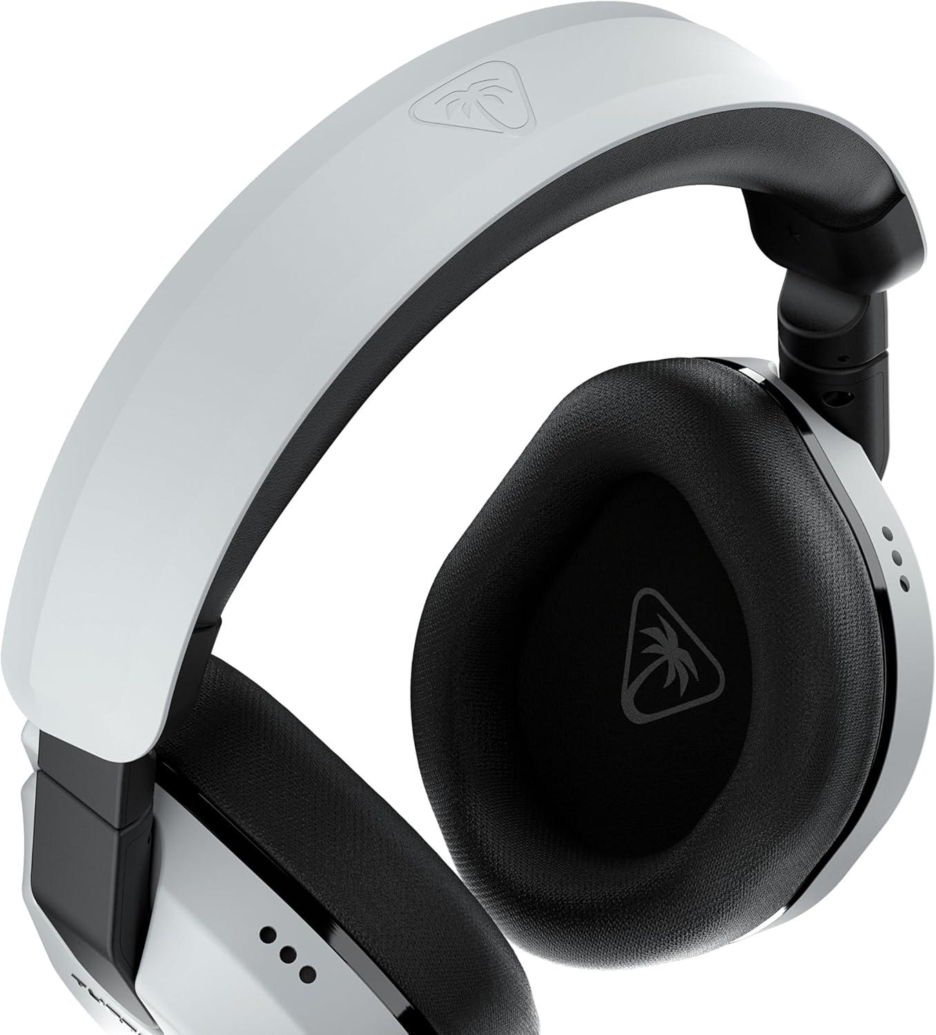 image:imageTurtle Beach Stealth 600 Wireless Multiplatform Amplified Gaming Headset for PS5 PS4 PC amp Mobile Bluetooth 80Hr Battery NoiseCancelling FliptoMute Mic 50mm Speakers WhiteWhite