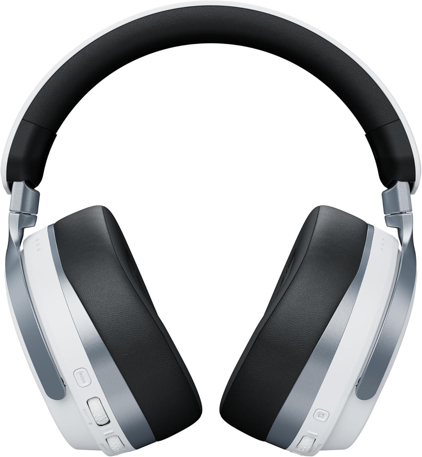 image:imageTurtle Beach Stealth 600 Wireless Multiplatform Amplified Gaming Headset for PS5 PS4 PC amp Mobile Bluetooth 80Hr Battery NoiseCancelling FliptoMute Mic 50mm Speakers WhiteWhite