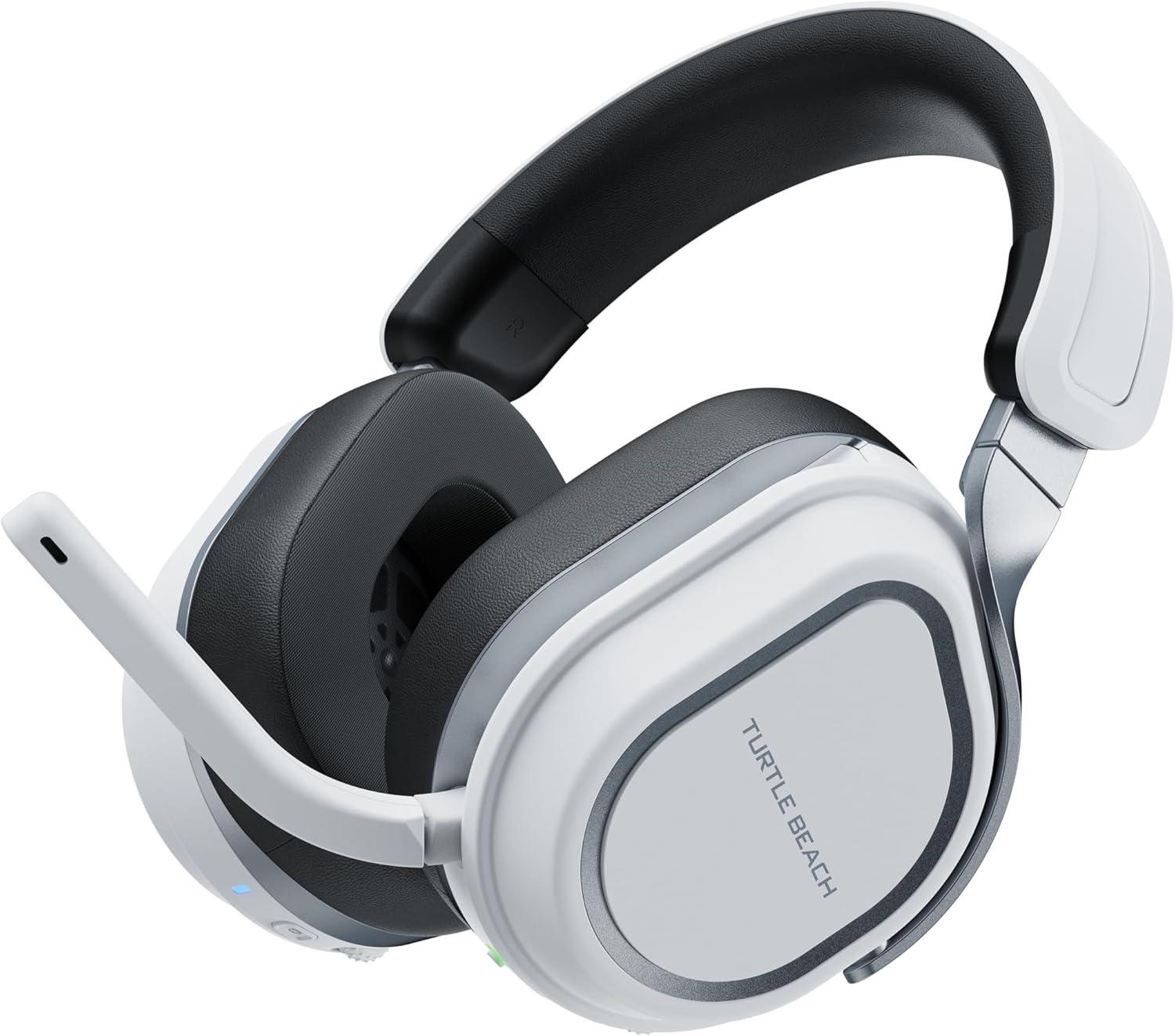 image:imageTurtle Beach Stealth 600 Wireless Multiplatform Amplified Gaming Headset for PS5 PS4 PC amp Mobile Bluetooth 80Hr Battery NoiseCancelling FliptoMute Mic 50mm Speakers WhiteWhite