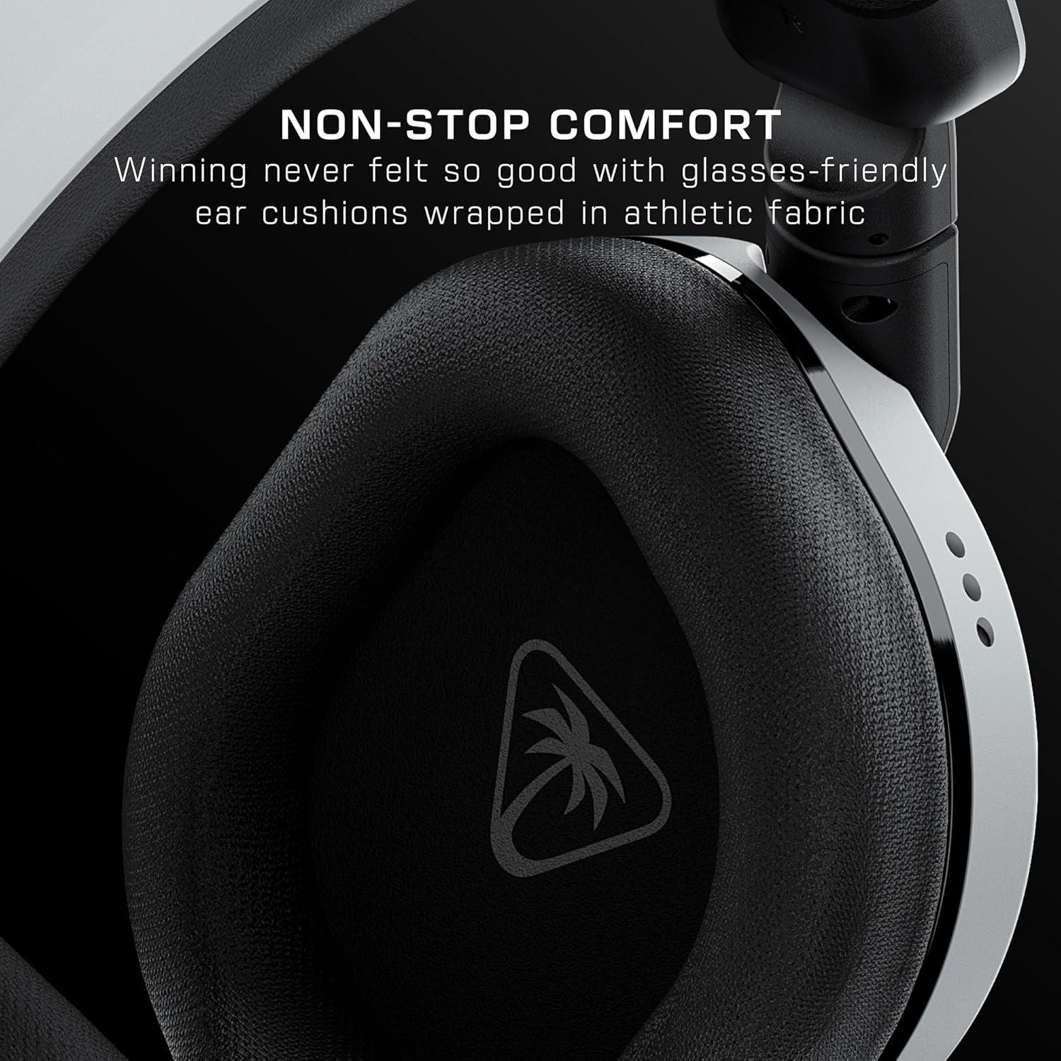 image:imageTurtle Beach Stealth 600 Wireless Multiplatform Amplified Gaming Headset for PS5 PS4 PC amp Mobile Bluetooth 80Hr Battery NoiseCancelling FliptoMute Mic 50mm Speakers WhiteWhite