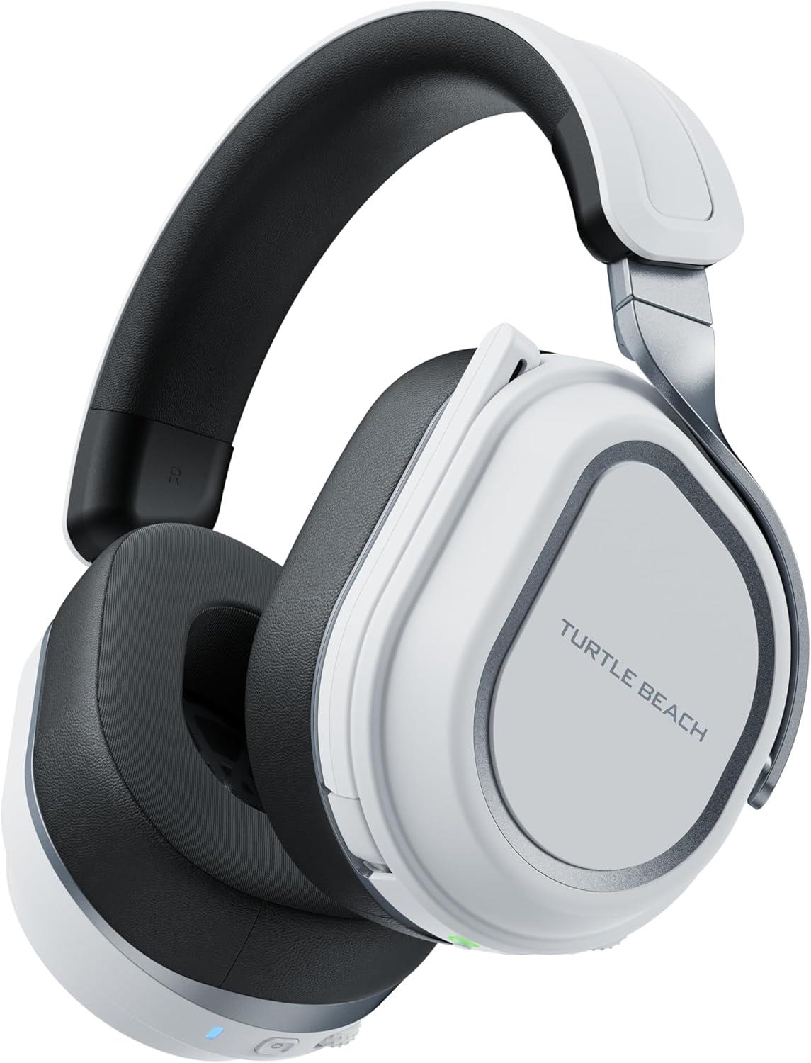 image:imageTurtle Beach Stealth 600 Wireless Multiplatform Amplified Gaming Headset for PS5 PS4 PC amp Mobile Bluetooth 80Hr Battery NoiseCancelling FliptoMute Mic 50mm Speakers WhiteWhite