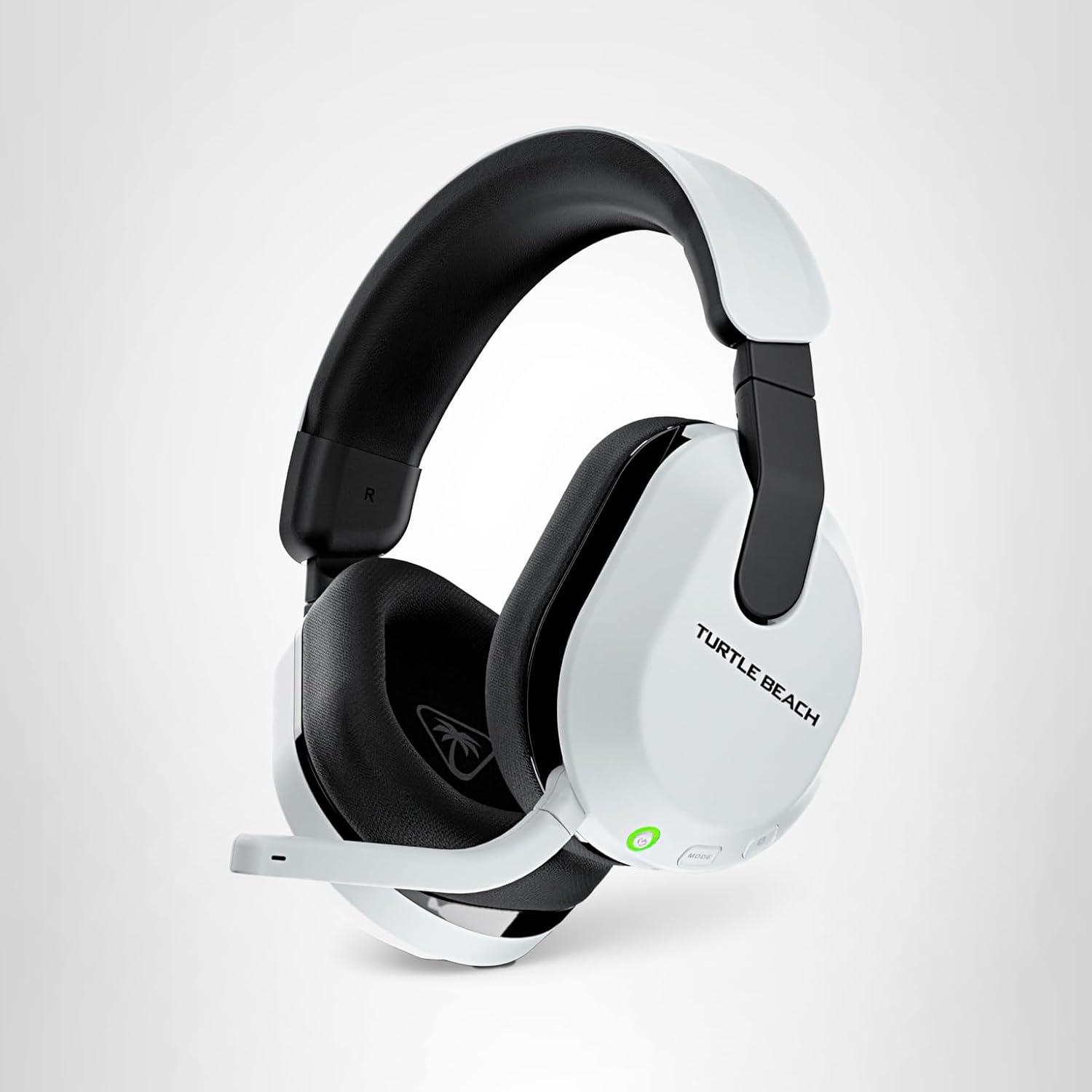 image:imageTurtle Beach Stealth 600 Wireless Multiplatform Amplified Gaming Headset for PS5 PS4 PC amp Mobile Bluetooth 80Hr Battery NoiseCancelling FliptoMute Mic 50mm Speakers WhiteWhite