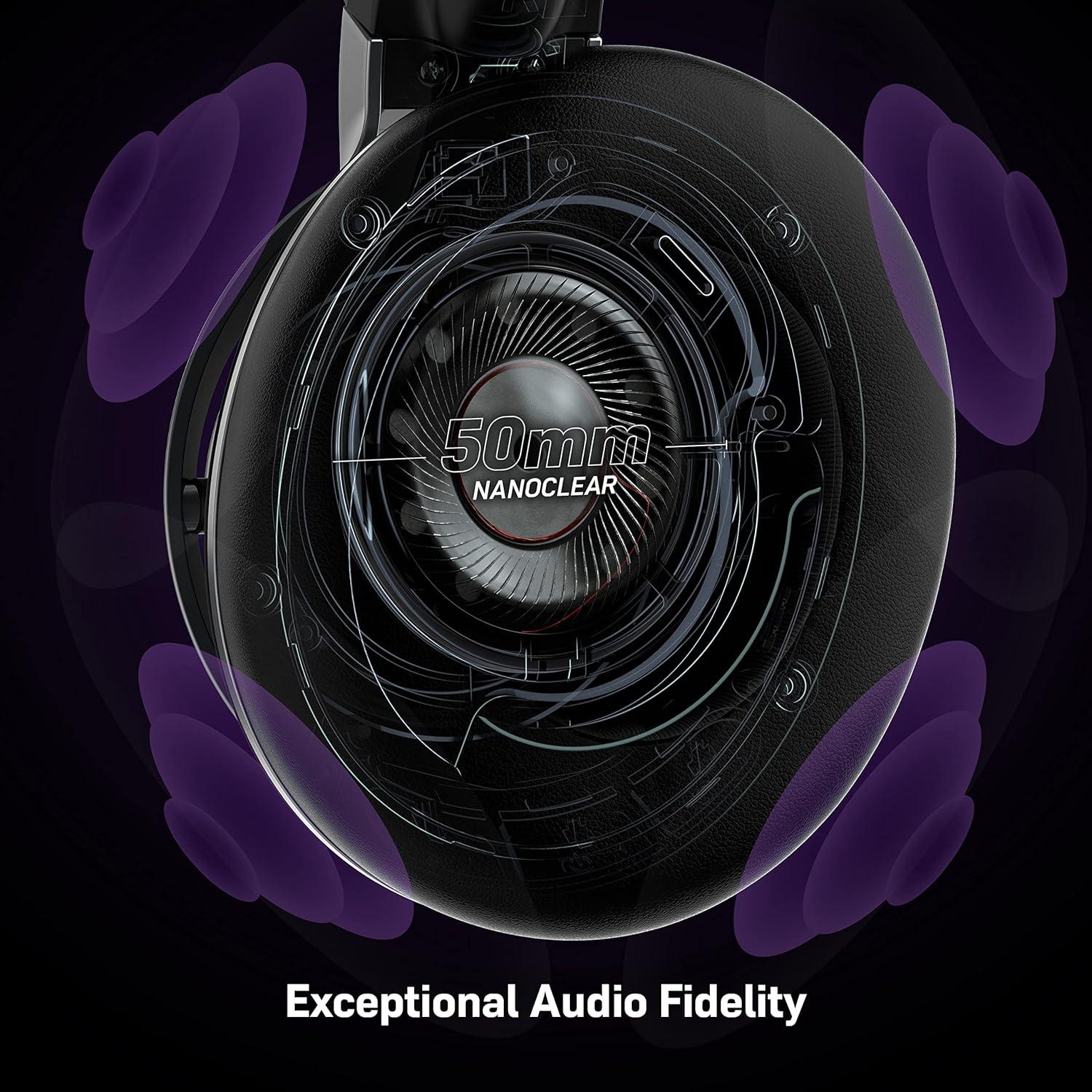 image:imageTurtle Beach Stealth Pro Multiplatform Wireless NoiseCancelling Gaming Headset for PS5 PS4 PC Mac Mobile Swappable Batteries BlackStealth Pro PlayStation