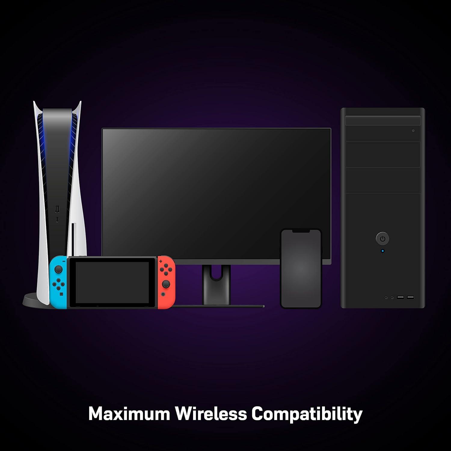 image:imageTurtle Beach Stealth Pro Multiplatform Wireless NoiseCancelling Gaming Headset for PS5 PS4 PC Mac Mobile Swappable Batteries BlackStealth Pro PlayStation