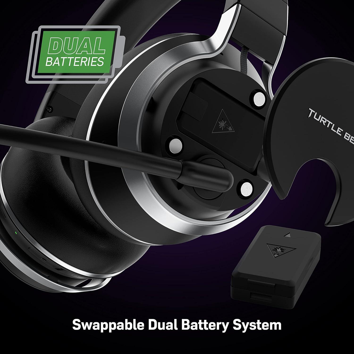 image:imageTurtle Beach Stealth Pro Multiplatform Wireless NoiseCancelling Gaming Headset for PS5 PS4 PC Mac Mobile Swappable Batteries BlackStealth Pro Xbox