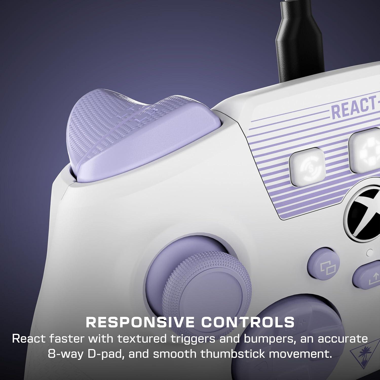 image:imageTurtle Beach Stealth Ultra HighPerformance Wireless Gaming Controller Licensed for Xbox Series XS Xbox One Windows PC Android LED Dashboard Dock RGB Lighting 30Hr Battery Bluetooth BlackWhitePurple