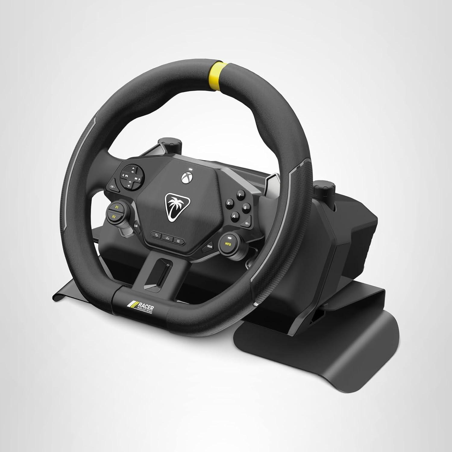 image:imageTurtle Beach VelocityOne FRX Formula Wheel for Xbox Series XS Xbox One amp Windows PC For VelocityOne Race amp VelocityOne KD3 Wheelbases HallEffect Clutch Paddles Magnetic Paddle Shifters BlackWireless Racing Wheel