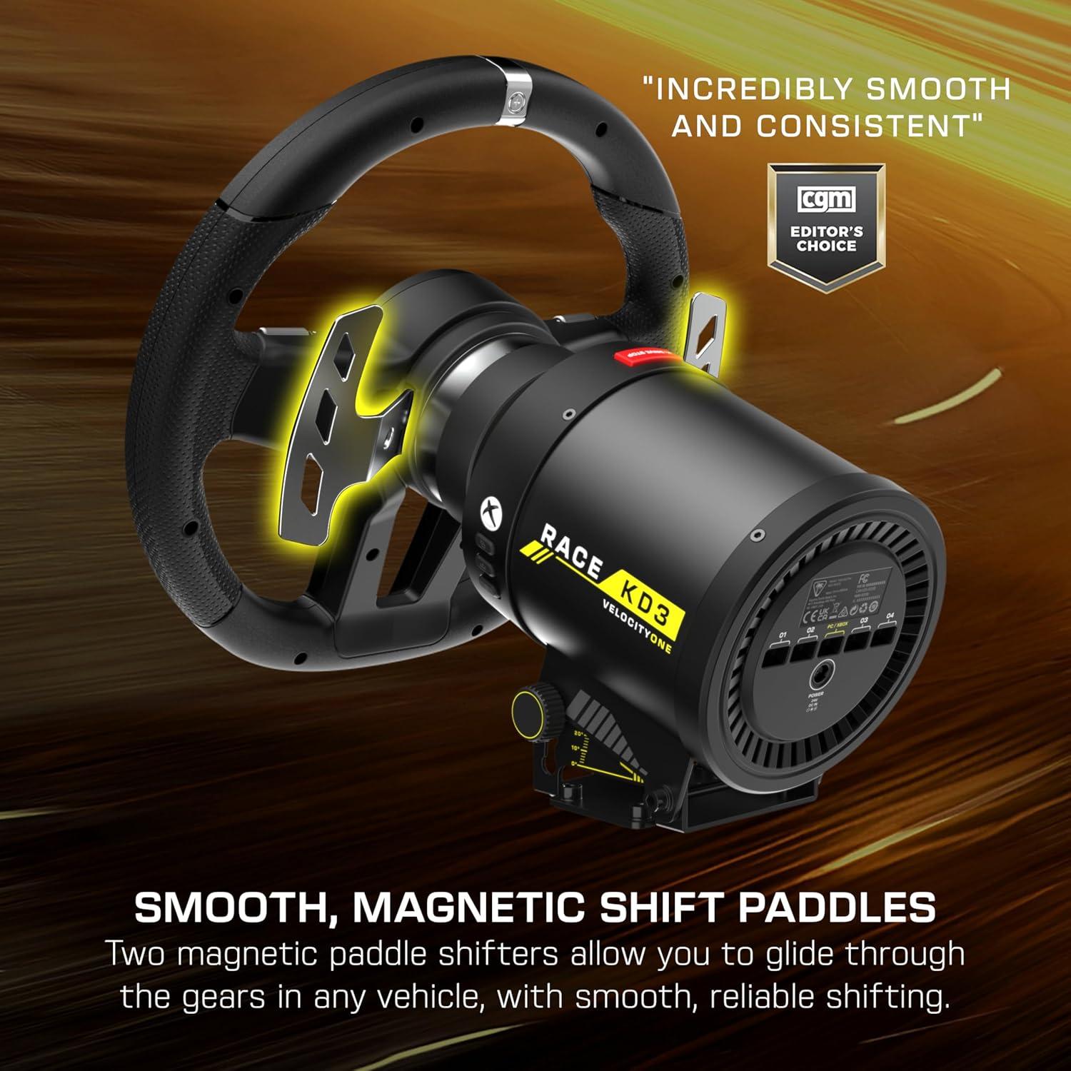 image:imageTurtle Beach VelocityOne FRX Formula Wheel for Xbox Series XS Xbox One amp Windows PC For VelocityOne Race amp VelocityOne KD3 Wheelbases HallEffect Clutch Paddles Magnetic Paddle Shifters BlackRace Wheel Pedal System