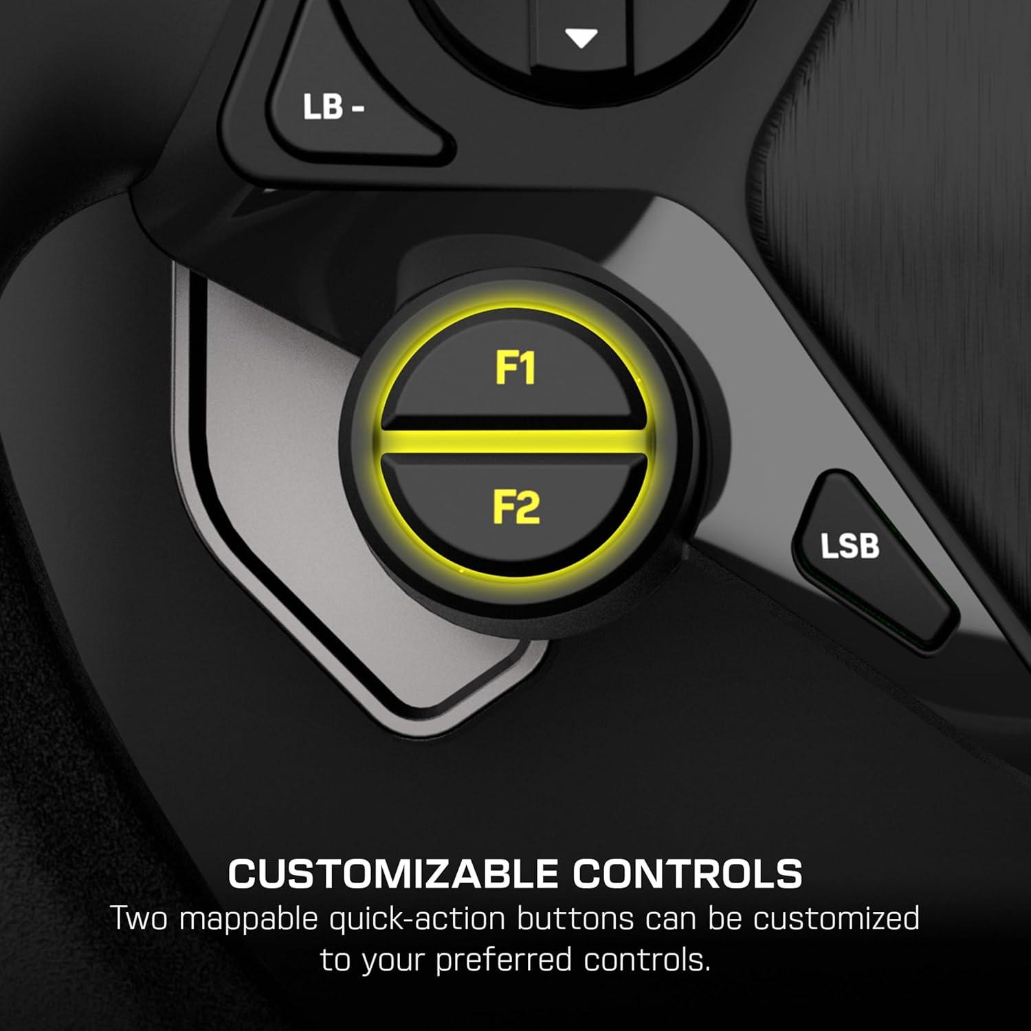 image:imageTurtle Beach VelocityOne FRX Formula Wheel for Xbox Series XS Xbox One amp Windows PC For VelocityOne Race amp VelocityOne KD3 Wheelbases HallEffect Clutch Paddles Magnetic Paddle Shifters BlackWireless Racing Wheel
