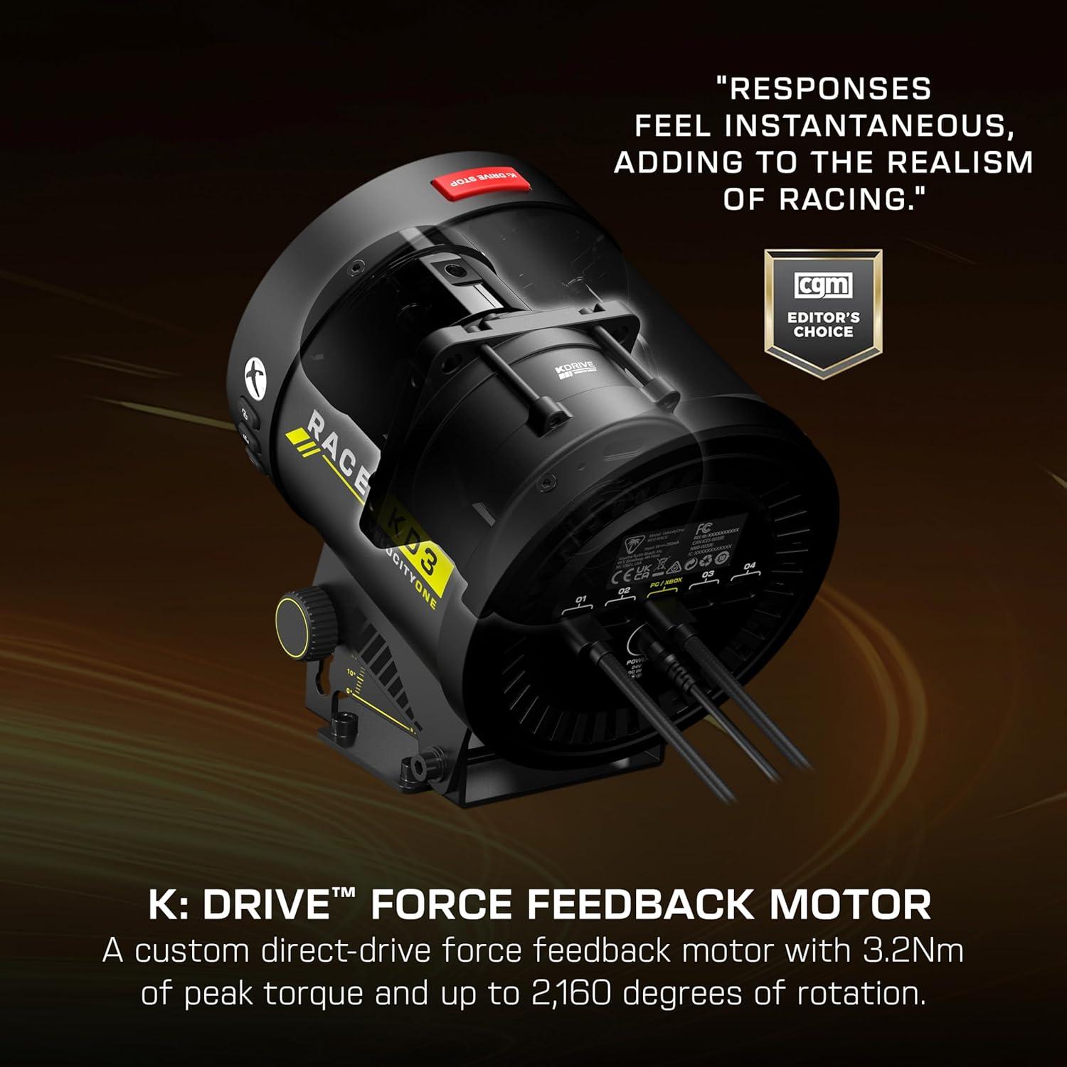 image:imageTurtle Beach VelocityOne FRX Formula Wheel for Xbox Series XS Xbox One amp Windows PC For VelocityOne Race amp VelocityOne KD3 Wheelbases HallEffect Clutch Paddles Magnetic Paddle Shifters BlackRace Wheel Pedal System