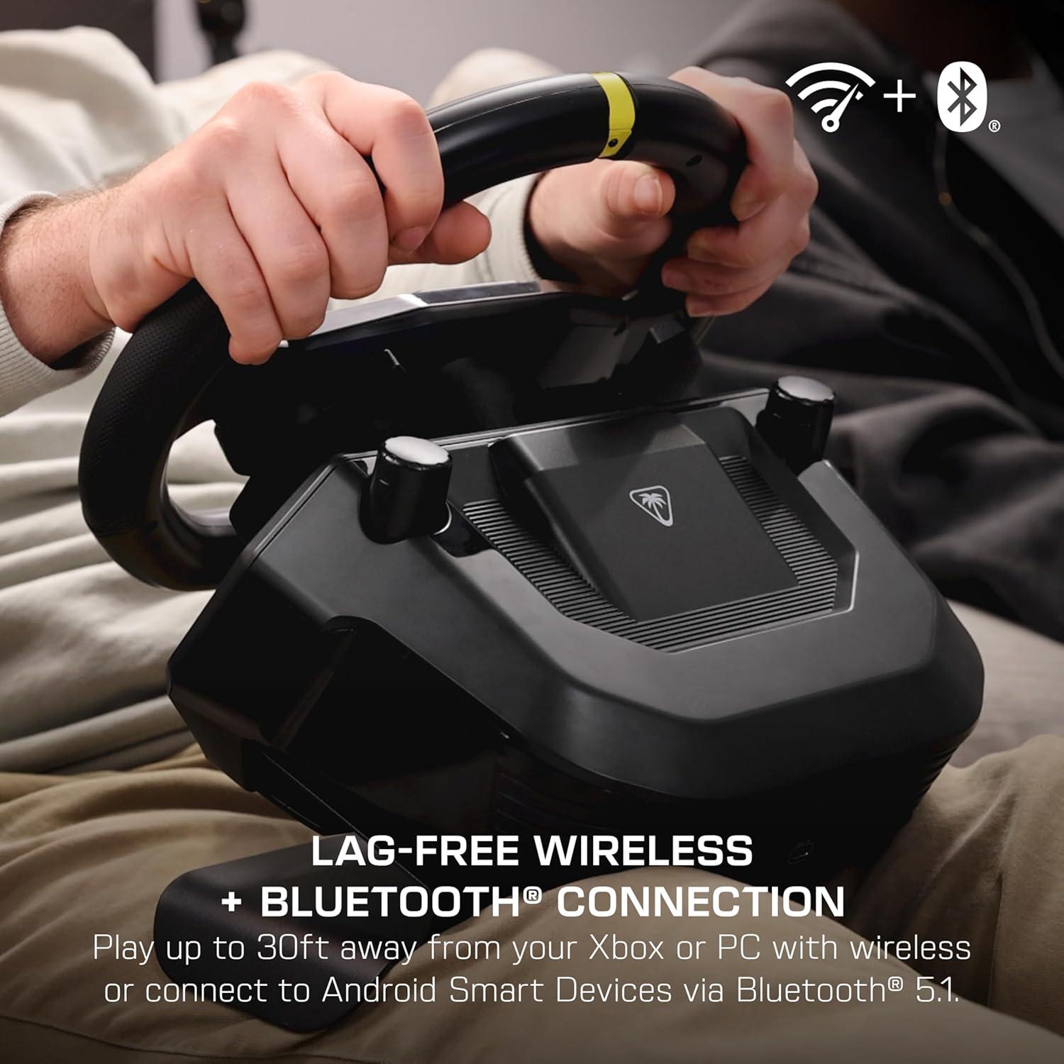 image:imageTurtle Beach VelocityOne FRX Formula Wheel for Xbox Series XS Xbox One amp Windows PC For VelocityOne Race amp VelocityOne KD3 Wheelbases HallEffect Clutch Paddles Magnetic Paddle Shifters BlackWireless Racing Wheel