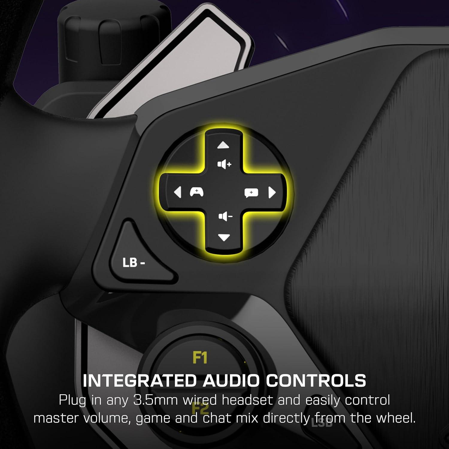 image:imageTurtle Beach VelocityOne FRX Formula Wheel for Xbox Series XS Xbox One amp Windows PC For VelocityOne Race amp VelocityOne KD3 Wheelbases HallEffect Clutch Paddles Magnetic Paddle Shifters BlackWireless Racing Wheel