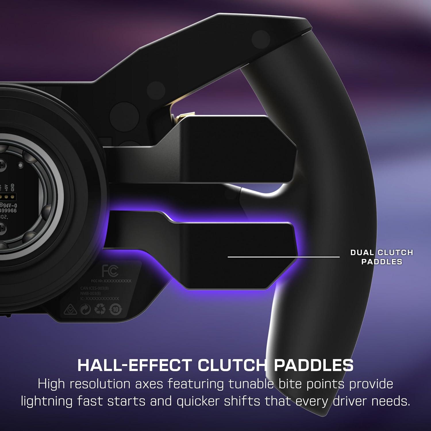 image:imageTurtle Beach VelocityOne FRX Formula Wheel for Xbox Series XS Xbox One amp Windows PC For VelocityOne Race amp VelocityOne KD3 Wheelbases HallEffect Clutch Paddles Magnetic Paddle Shifters BlackFormula Racing Wheel