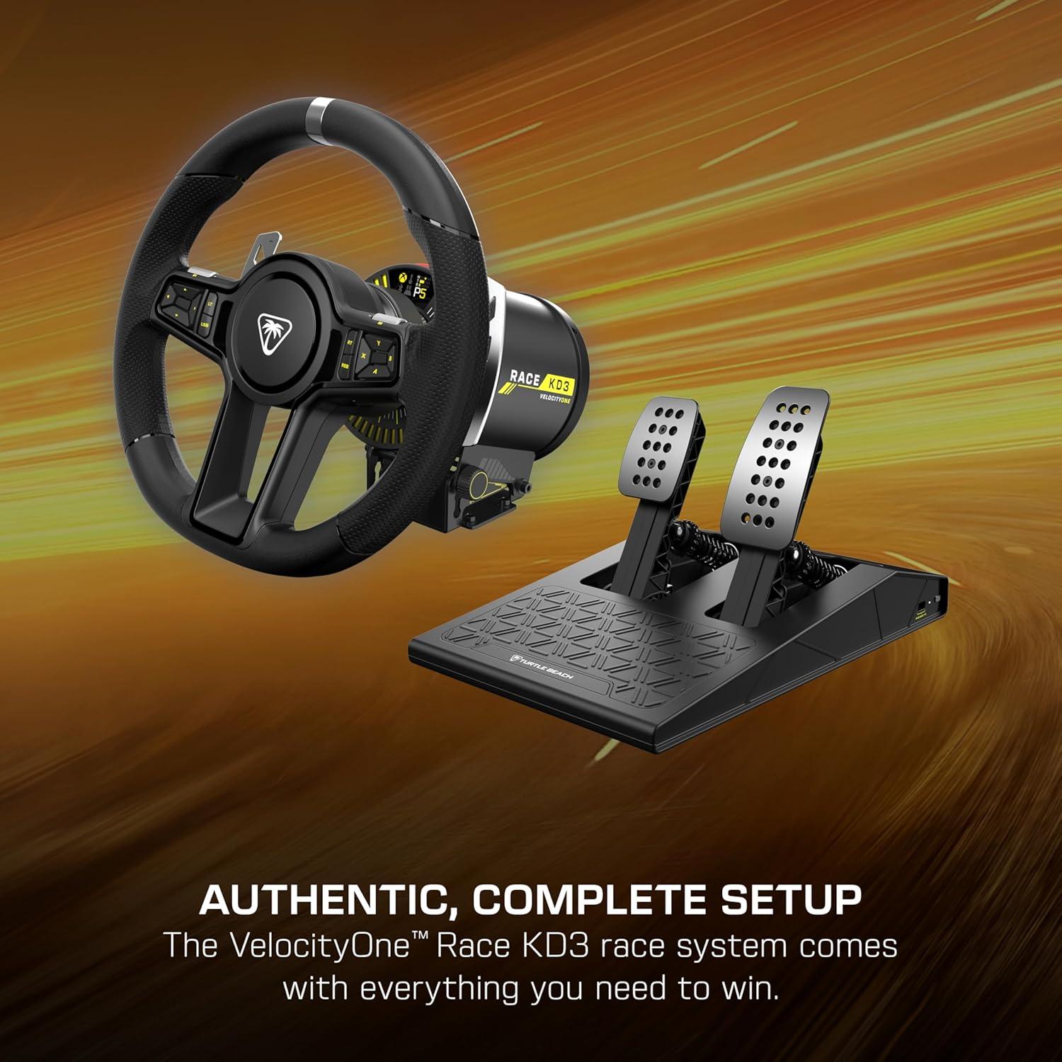 image:imageTurtle Beach VelocityOne FRX Formula Wheel for Xbox Series XS Xbox One amp Windows PC For VelocityOne Race amp VelocityOne KD3 Wheelbases HallEffect Clutch Paddles Magnetic Paddle Shifters BlackRace Wheel Pedal System