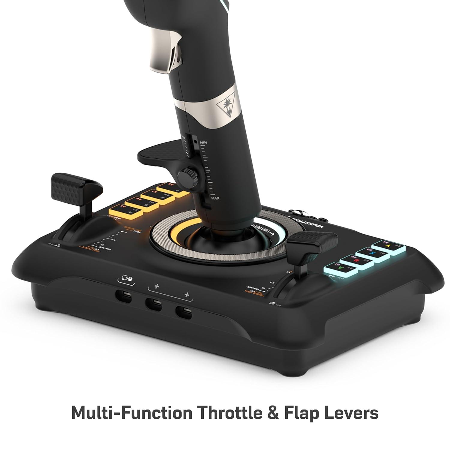 image:imageTurtle Beach VelocityOne Universal Rudder Pedals for Windows 10 amp 11 PCs Xbox Series X Xbox Series S and Xbox One Featuring Smooth Rudder Axis Adjustable Brakes and Pedal Width BlackUniversal Simulation Controller
