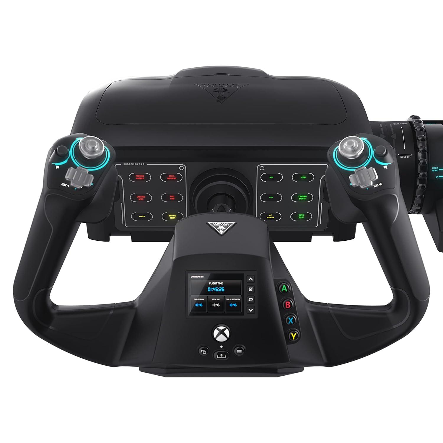image:imageTurtle Beach VelocityOne Universal Rudder Pedals for Windows 10 amp 11 PCs Xbox Series X Xbox Series S and Xbox One Featuring Smooth Rudder Axis Adjustable Brakes and Pedal Width BlackUniversal Control System
