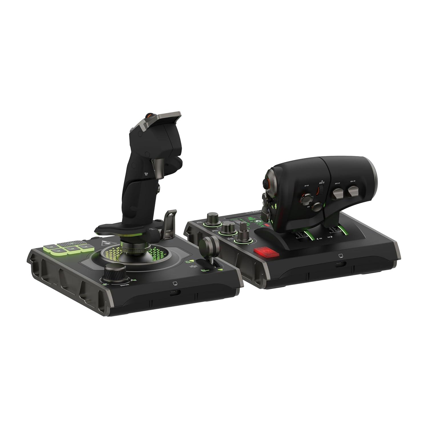 image:imageTurtle Beach VelocityOne Universal Rudder Pedals for Windows 10 amp 11 PCs Xbox Series X Xbox Series S and Xbox One Featuring Smooth Rudder Axis Adjustable Brakes and Pedal Width BlackUniversal HOTAS Simulation System