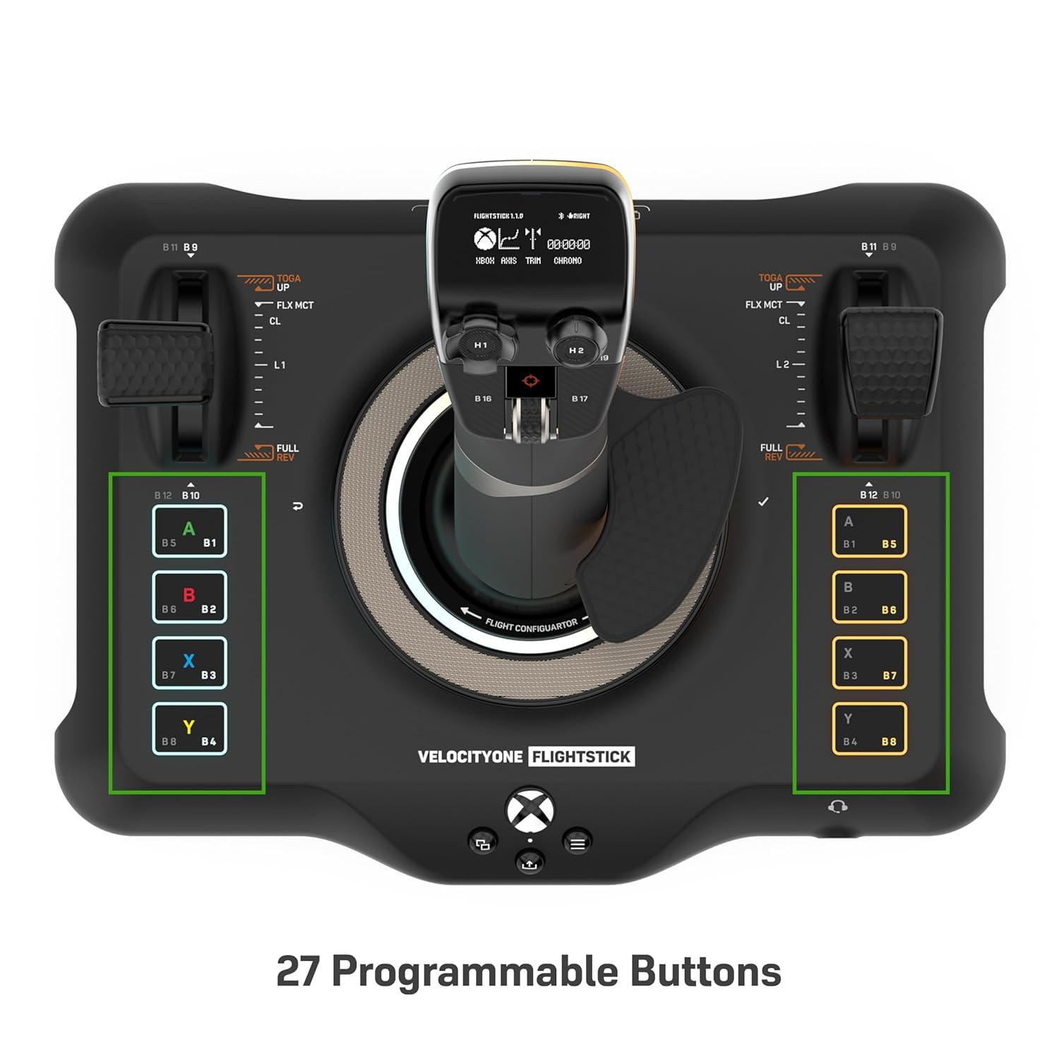 image:imageTurtle Beach VelocityOne Universal Rudder Pedals for Windows 10 amp 11 PCs Xbox Series X Xbox Series S and Xbox One Featuring Smooth Rudder Axis Adjustable Brakes and Pedal Width BlackUniversal Simulation Controller