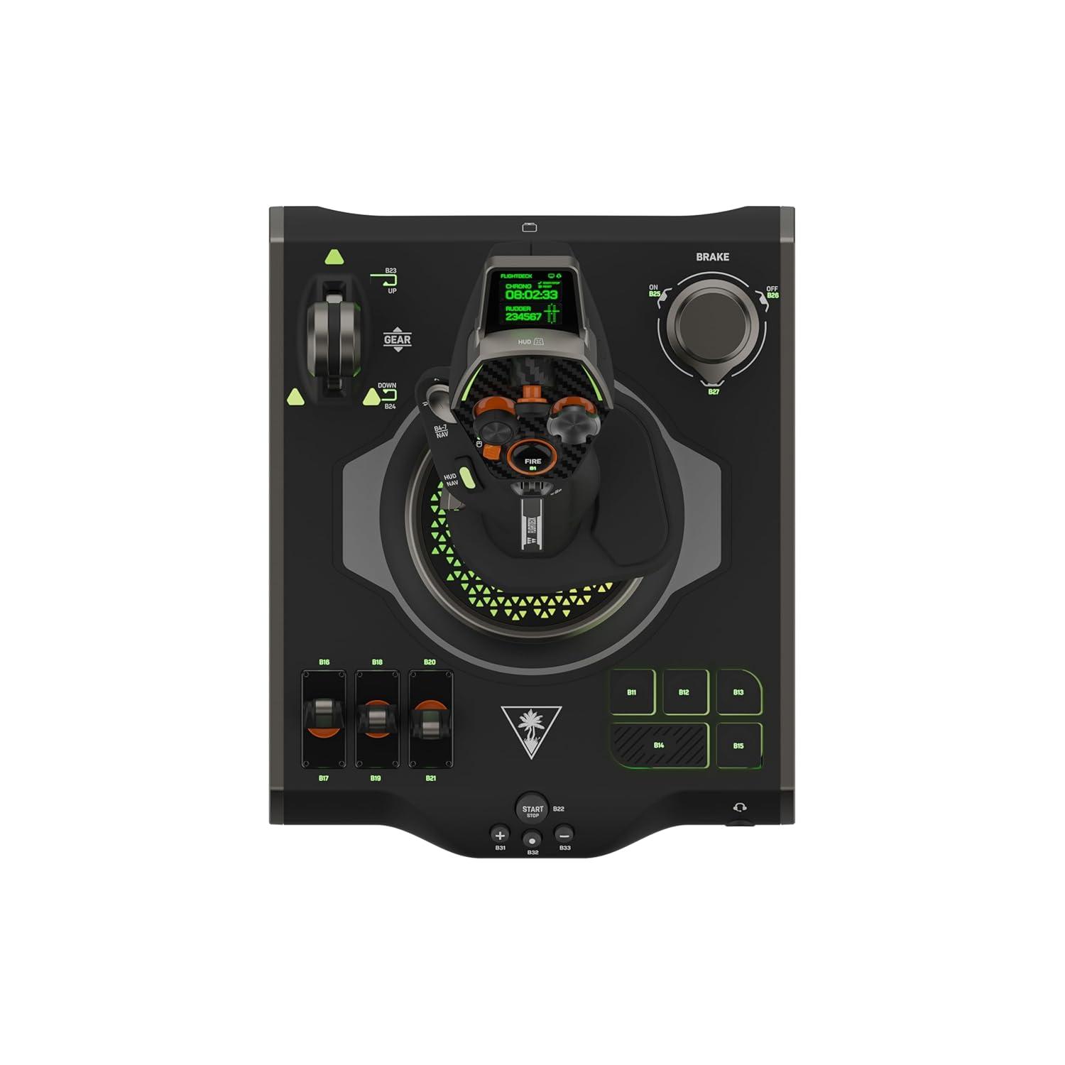 image:imageTurtle Beach VelocityOne Universal Rudder Pedals for Windows 10 amp 11 PCs Xbox Series X Xbox Series S and Xbox One Featuring Smooth Rudder Axis Adjustable Brakes and Pedal Width BlackUniversal HOTAS Simulation System