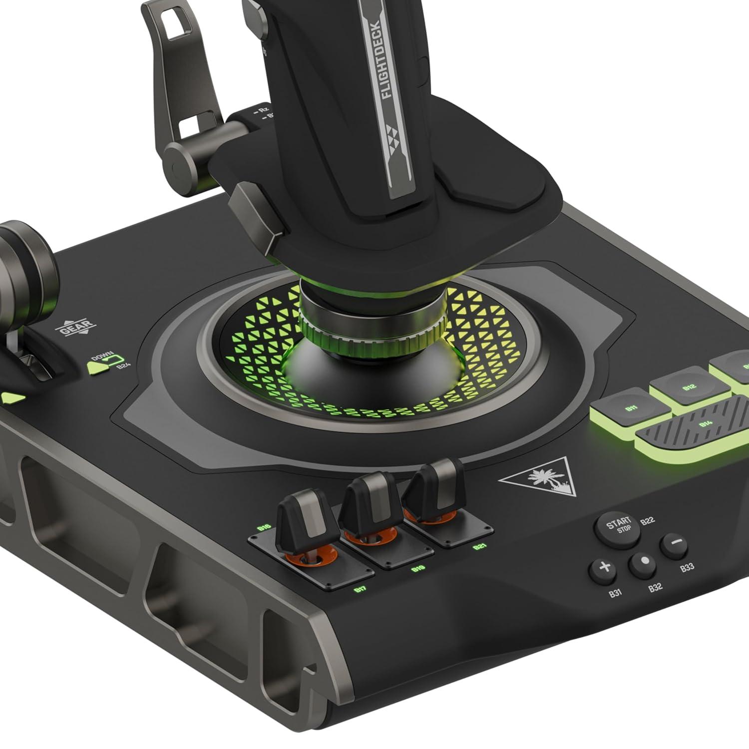 image:imageTurtle Beach VelocityOne Universal Rudder Pedals for Windows 10 amp 11 PCs Xbox Series X Xbox Series S and Xbox One Featuring Smooth Rudder Axis Adjustable Brakes and Pedal Width BlackUniversal HOTAS Simulation System