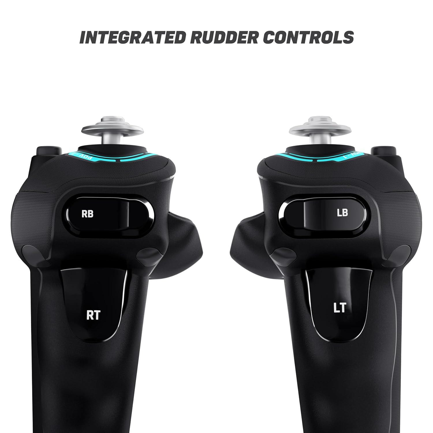 image:imageTurtle Beach VelocityOne Universal Rudder Pedals for Windows 10 amp 11 PCs Xbox Series X Xbox Series S and Xbox One Featuring Smooth Rudder Axis Adjustable Brakes and Pedal Width BlackUniversal Control System